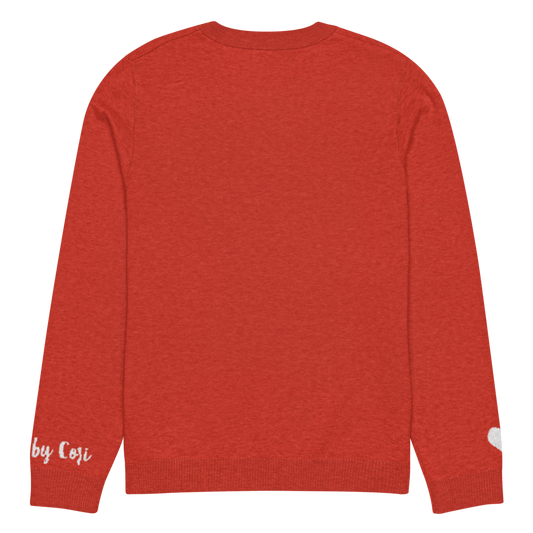 V Is For Vodka Personalized Knit Sweater