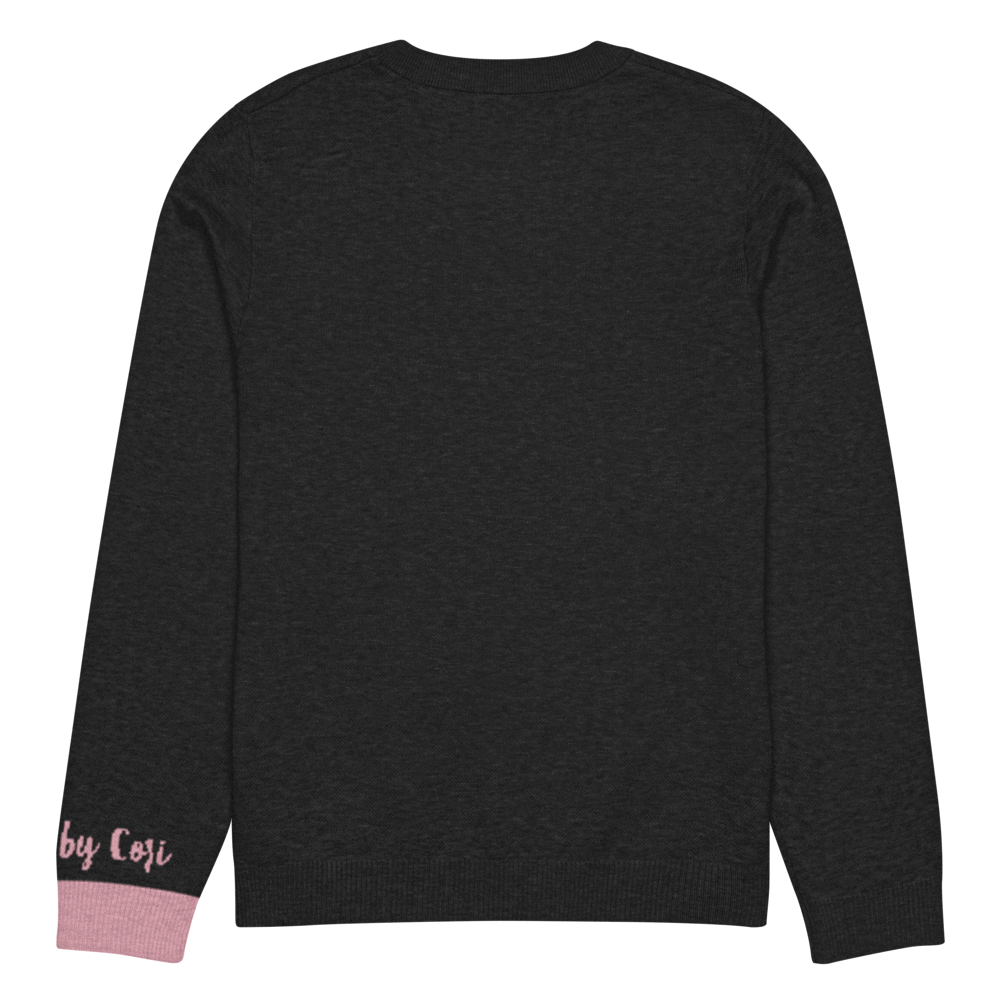 My Cat Is My Valentine Personalized Knit Sweater
