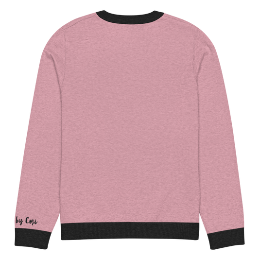 Coffee Is My Valentine Personalized Knit Sweater