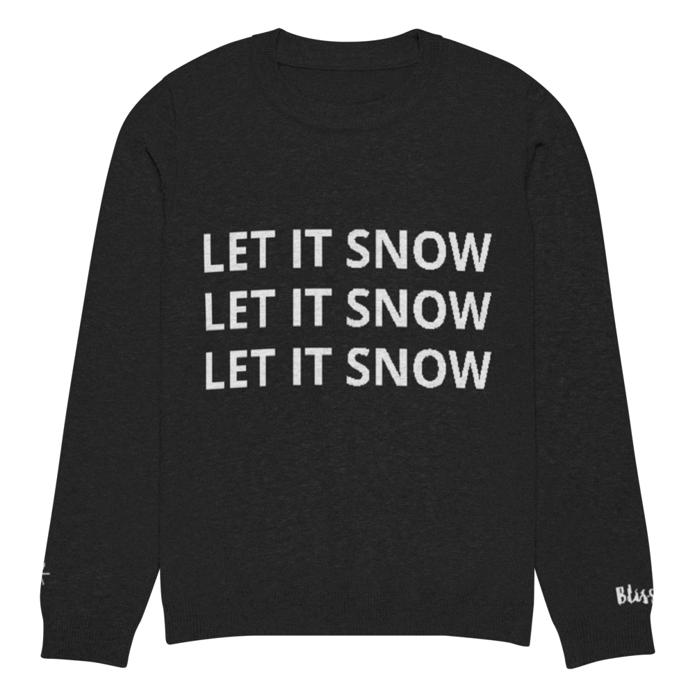 Let It Snow Personalized Knit Sweater