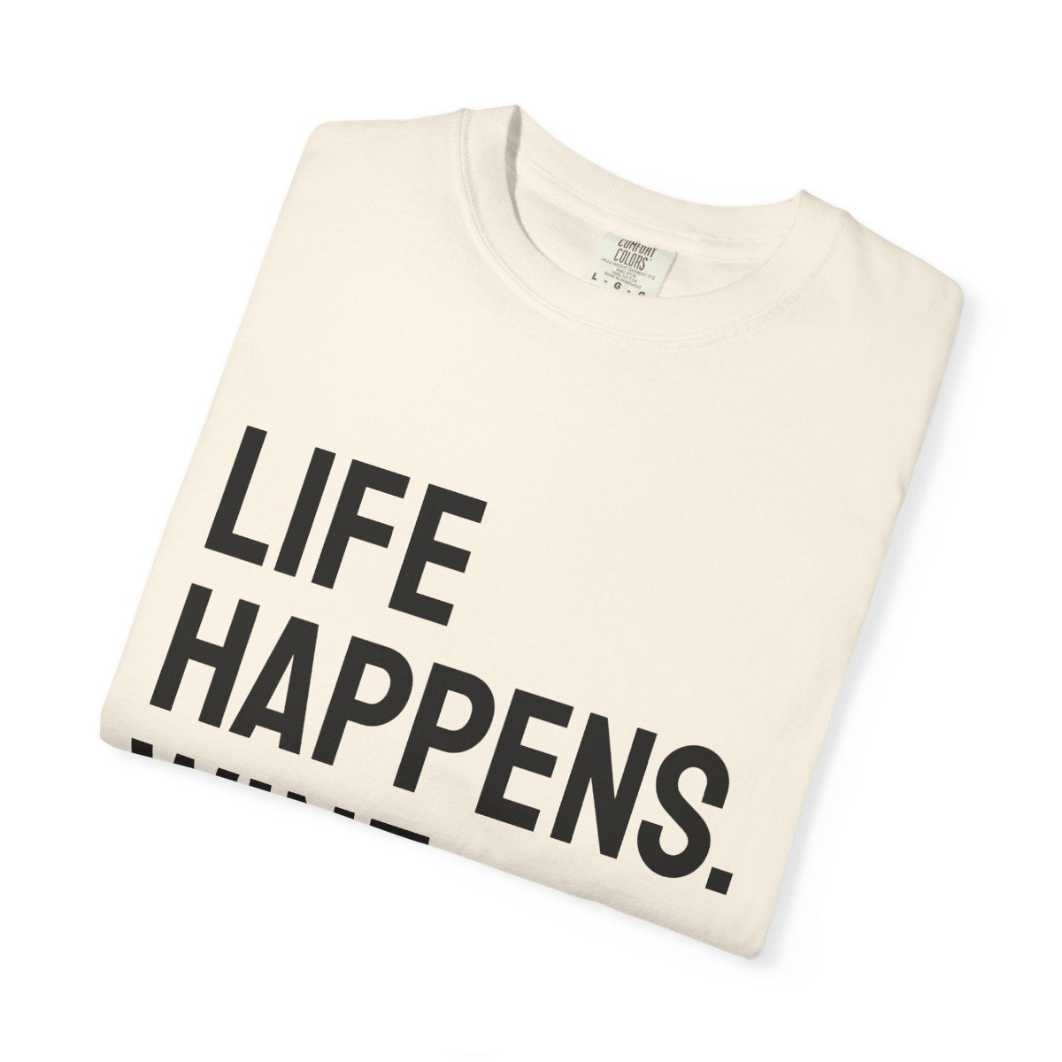 Life Happens Wine Helps T-Shirt | Wine Lover Tee