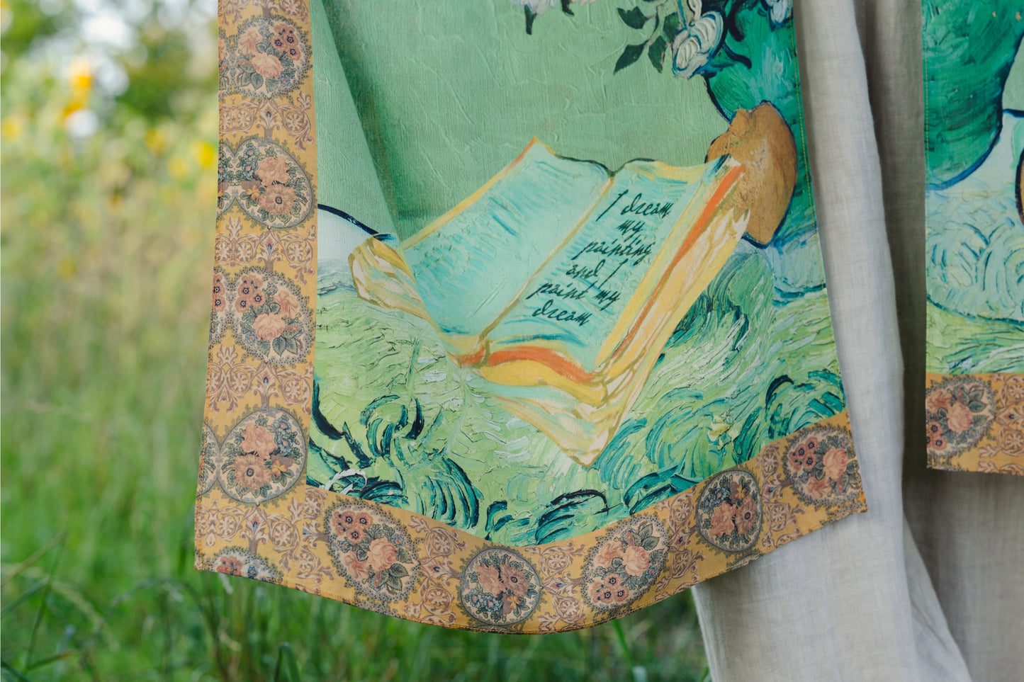 I Paint My Dream Bohemian Van Gogh Goddess Kimono - Pre Order - Ships in April