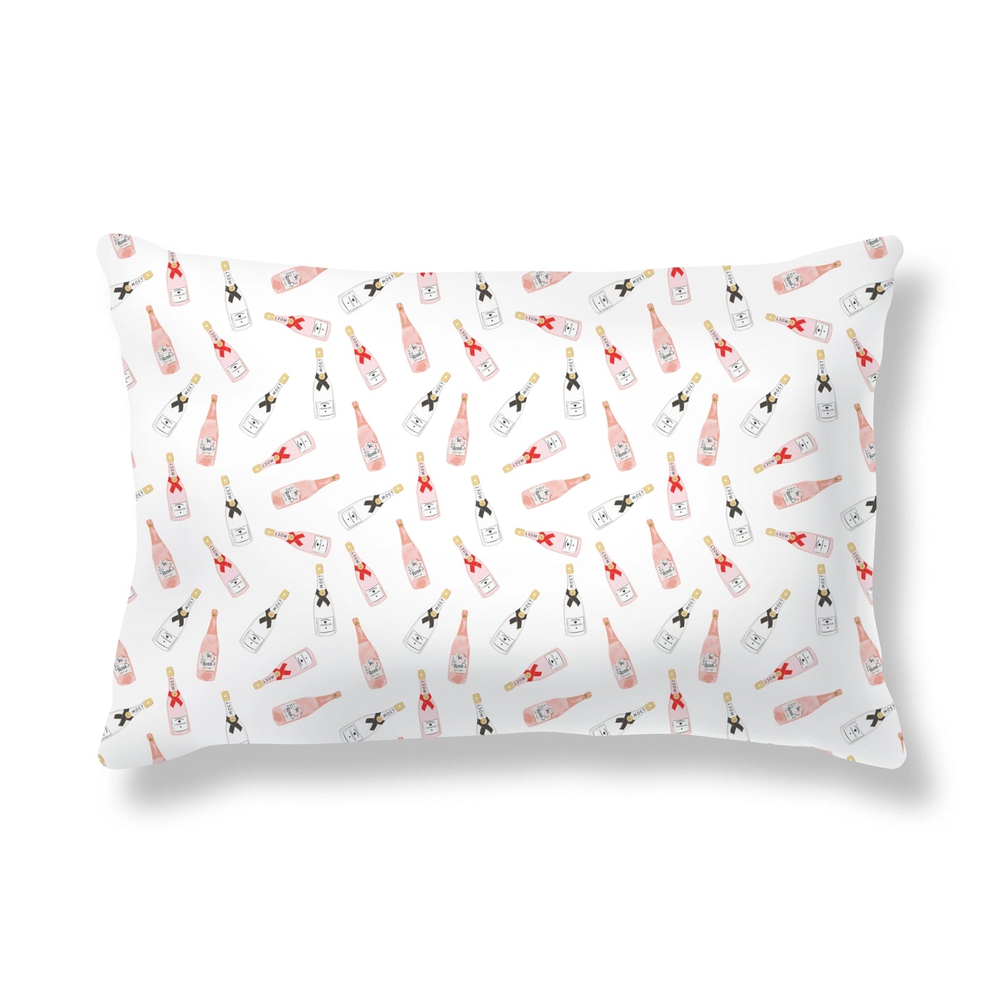 Champagne Bottle Queen Pillowcase