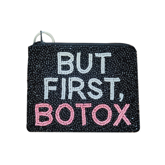 Tiana New York - But First Botox Muti Beaded Coin Purse
