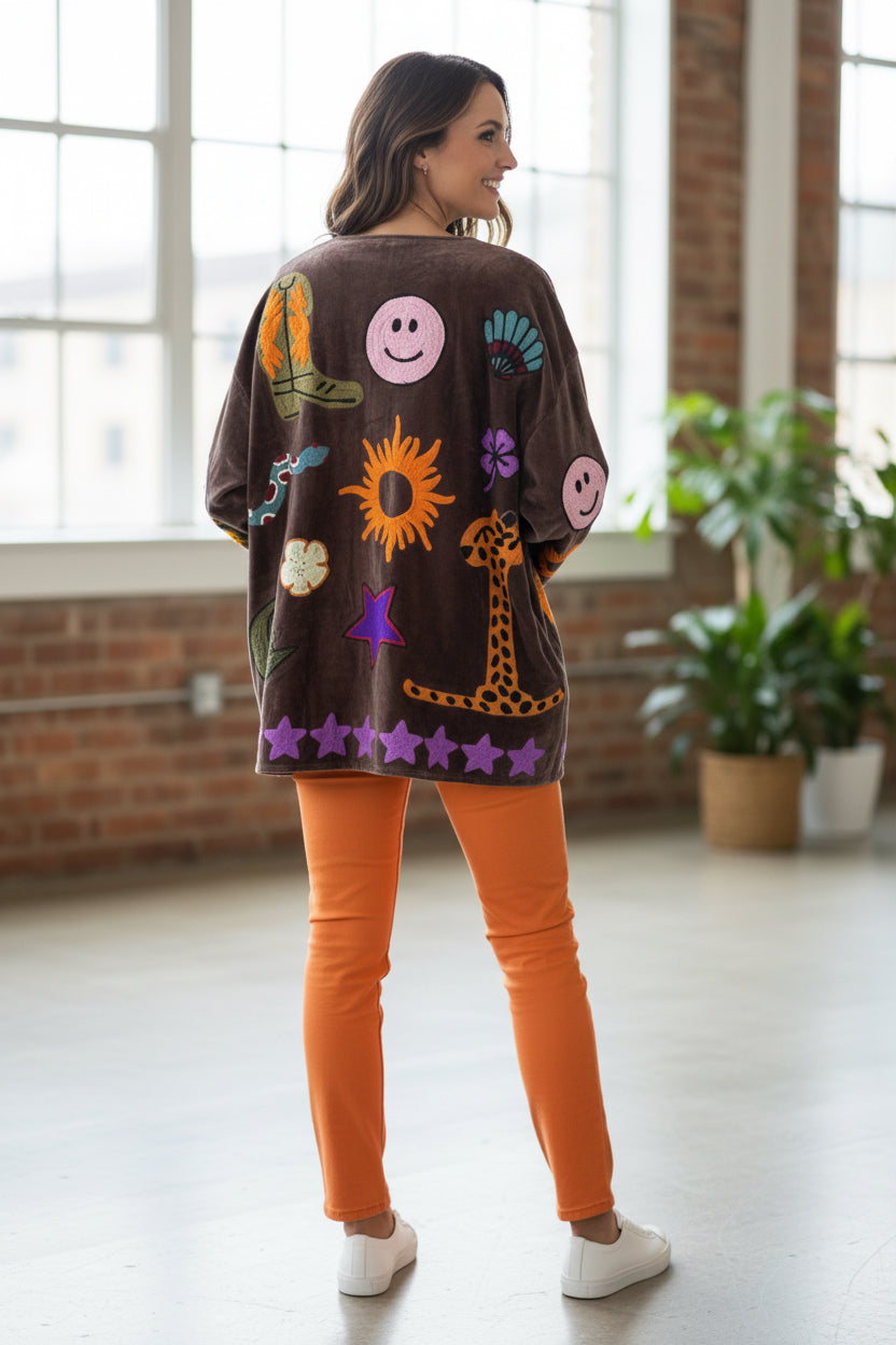 "Ella" Velvet Jacket - ONLY ONE LEFT!!!!!