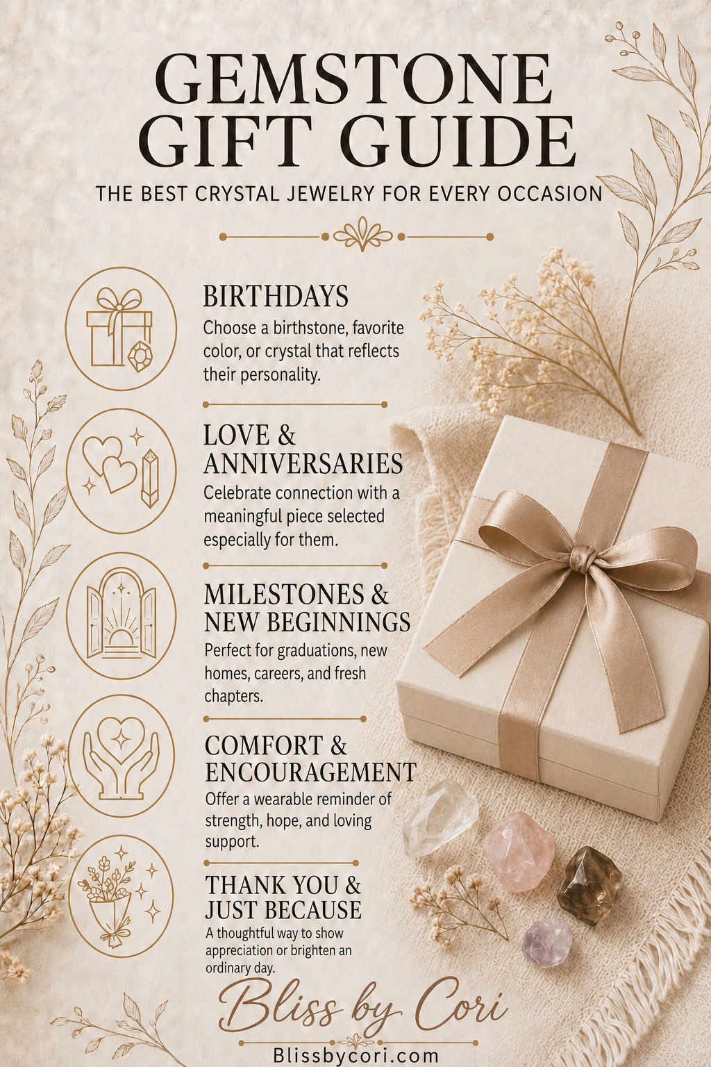 Gemstone Gift Guide: The Best Crystal Jewelry for Every Occasion