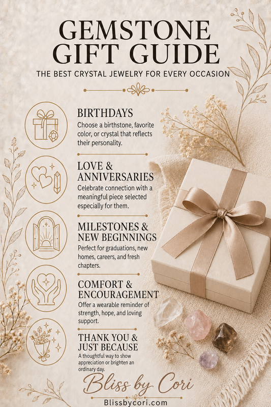 Gemstone Gift Guide: The Best Crystal Jewelry for Every Occasion