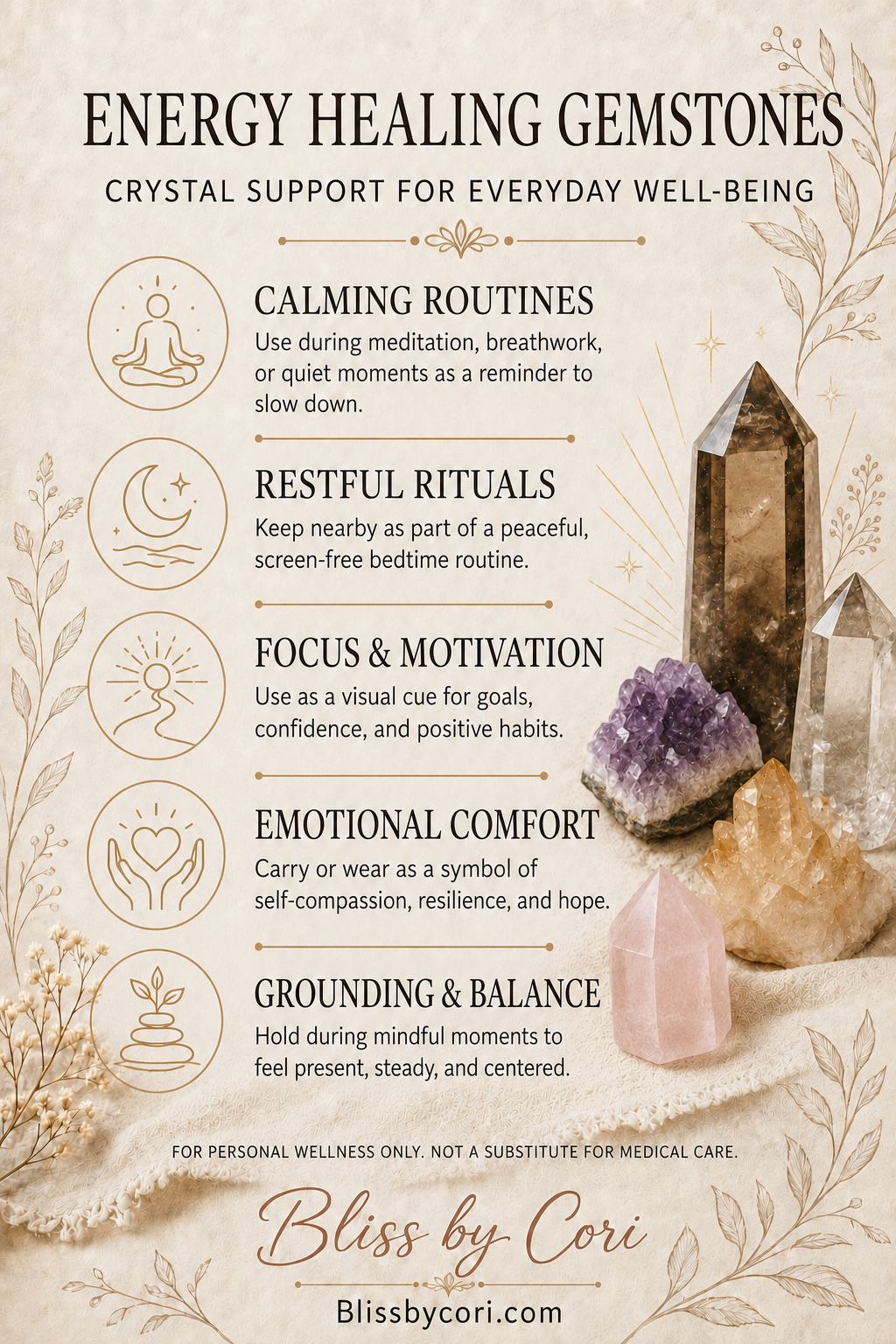 Energy Healing Gemstones - Healing Specific Ailments