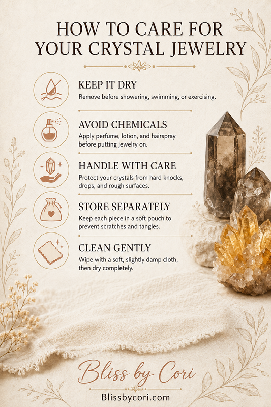 How to Care for Your Crystal Jewelry
