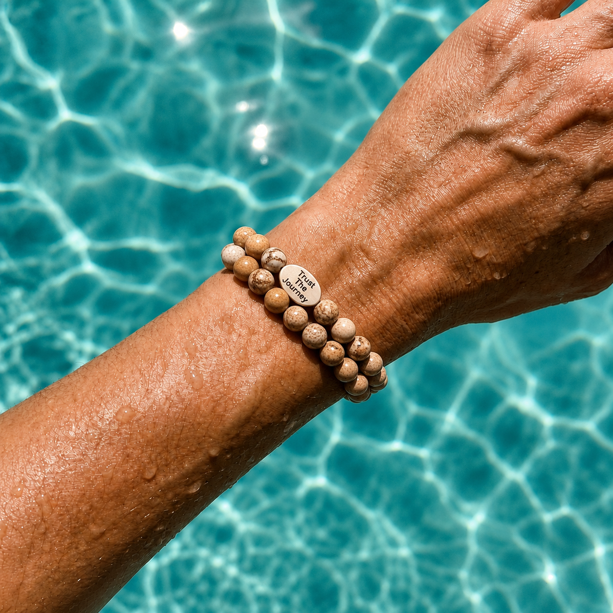Mantra Word Gemstone Bracelets