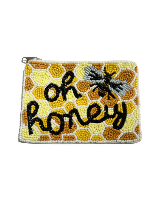 Oh Honey Multi Beaded Coin Purse