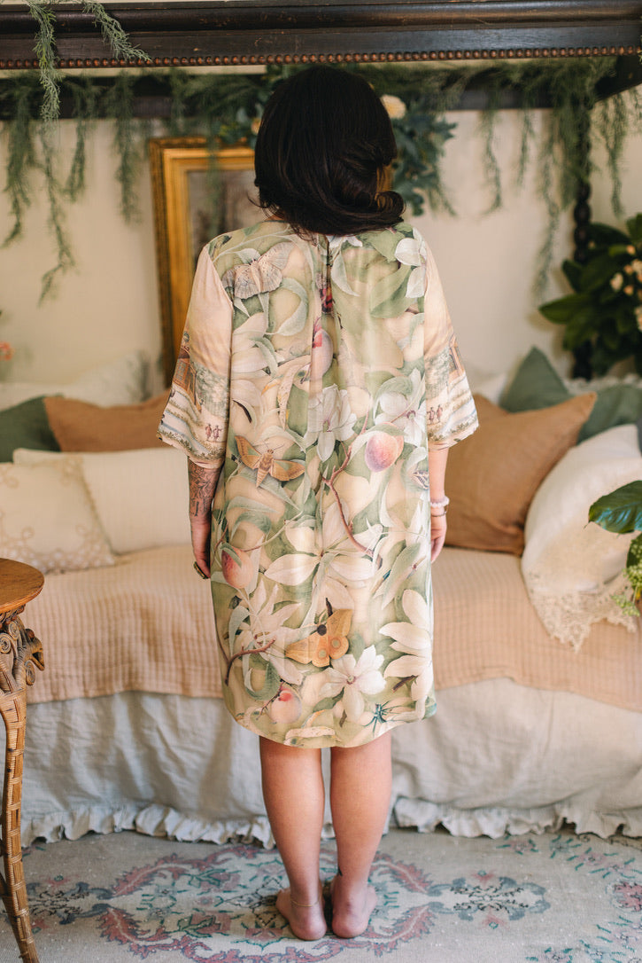 Fleur De Soleil Artist Dress Tunic w/ Pockets & Florals Pre-Order March 2026