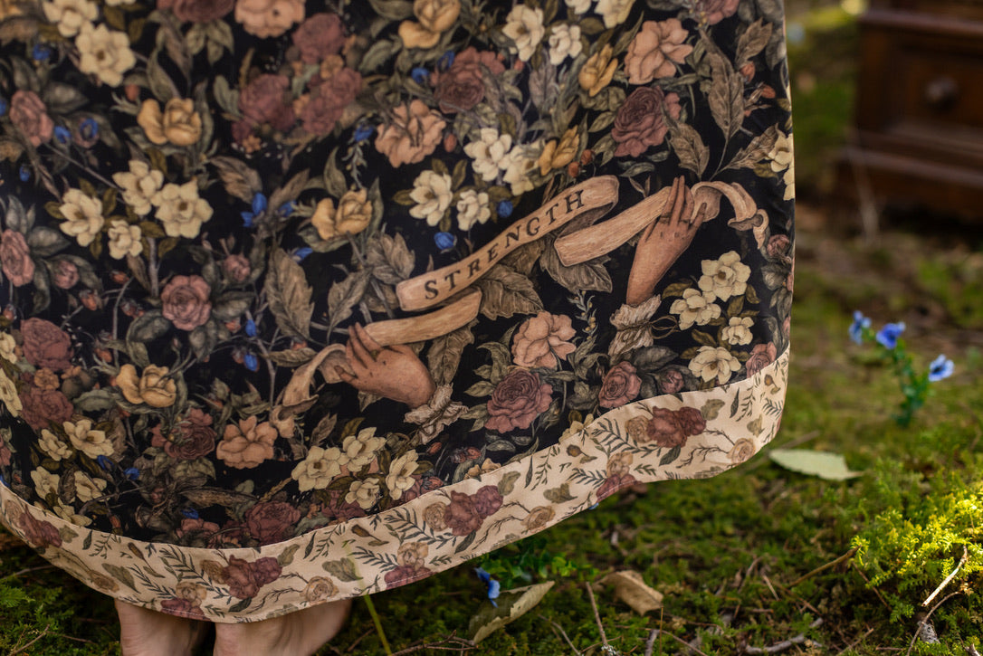 Lionheart Bohéme Slip Dress w/ Botanicals & Narnia Print Pre-Order Ships March 2026