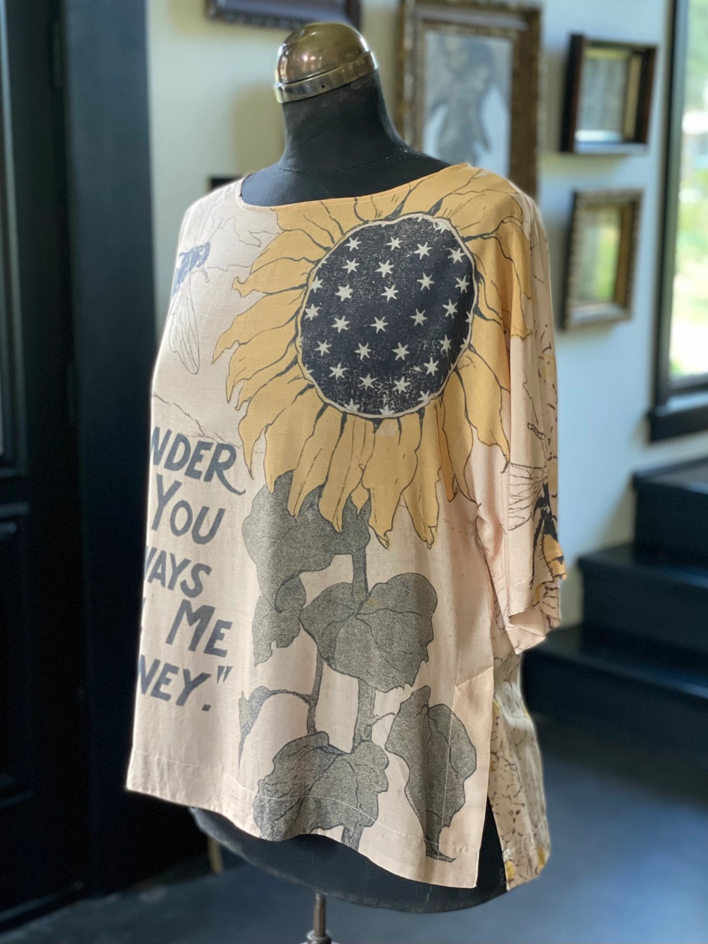 Market Of Stars Milk & Honey Milk & Honey Bamboo Bohemian Tee Luxe Bamboo Tunic Shirt