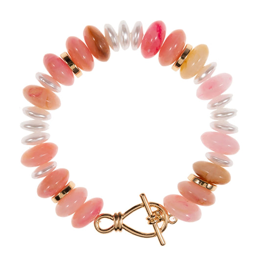 Mixed Stone Beaded Bracelet