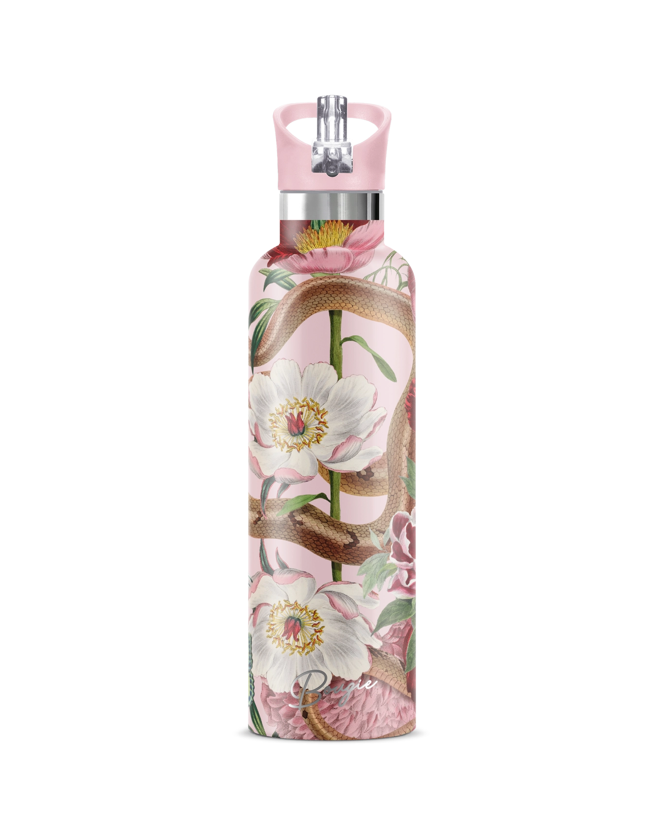 Taboo Serpent & Flowers Insulated Water Bottle