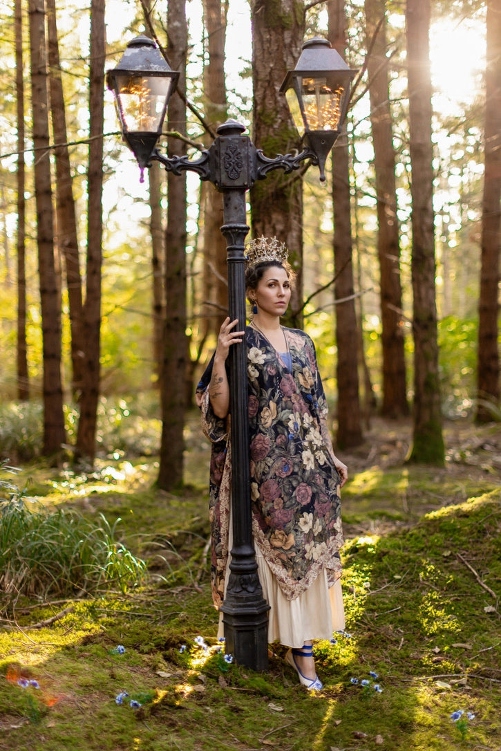 Lionheart Bohemian Goddess Starduster Kimono with Botanicals - Pre Order - Ships in March 2026