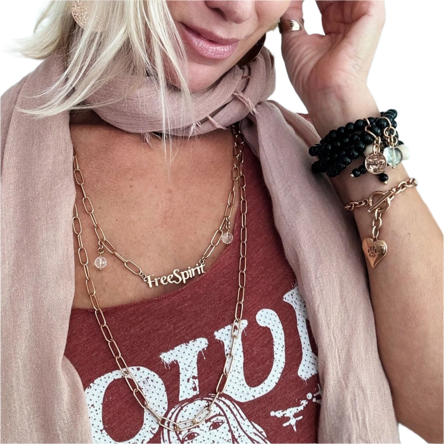 Fuck It Free Spirit Wood Boho Wrap Duo Bundle