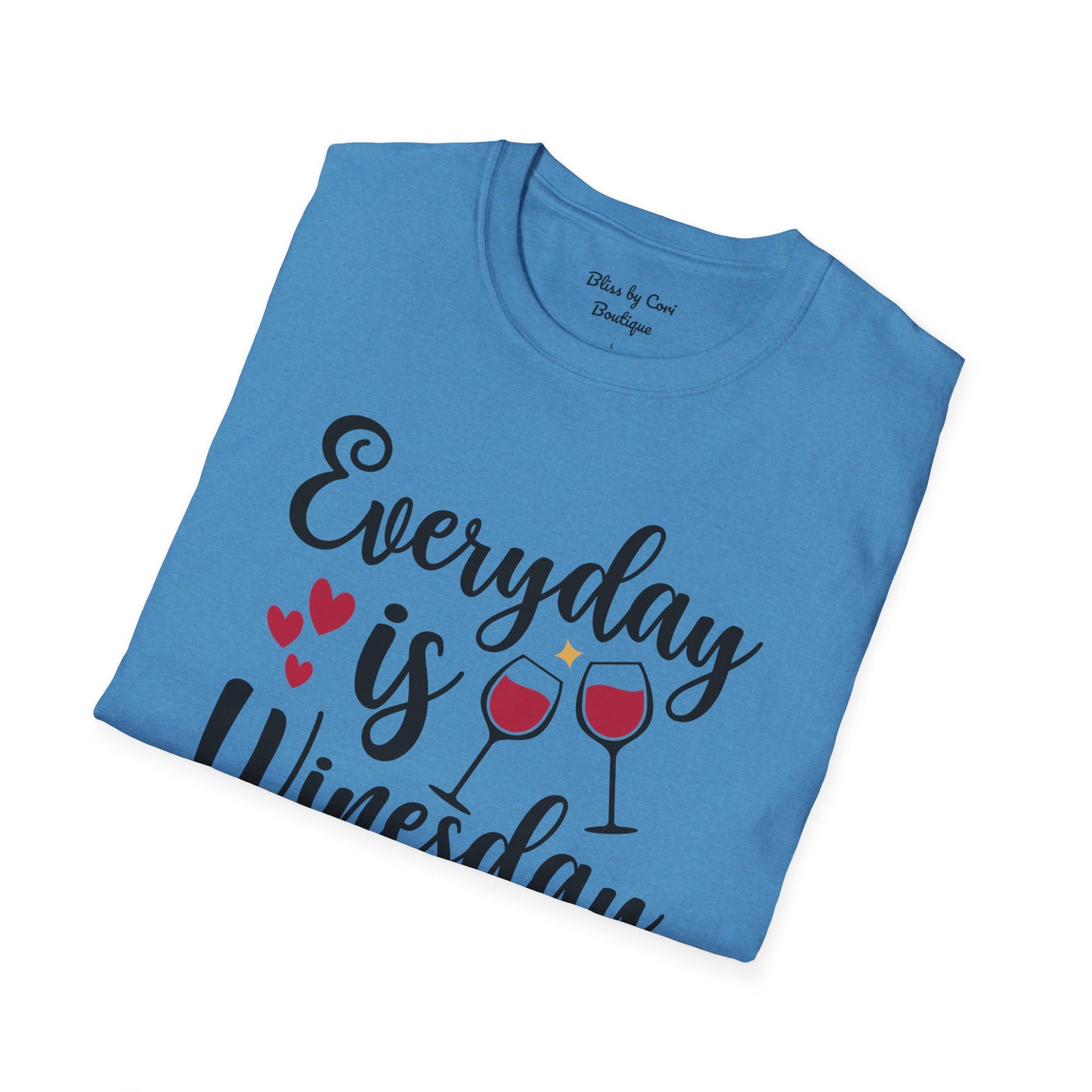 Everyday Is Winesday Softstyle T-Shirt Available In 14 Colors