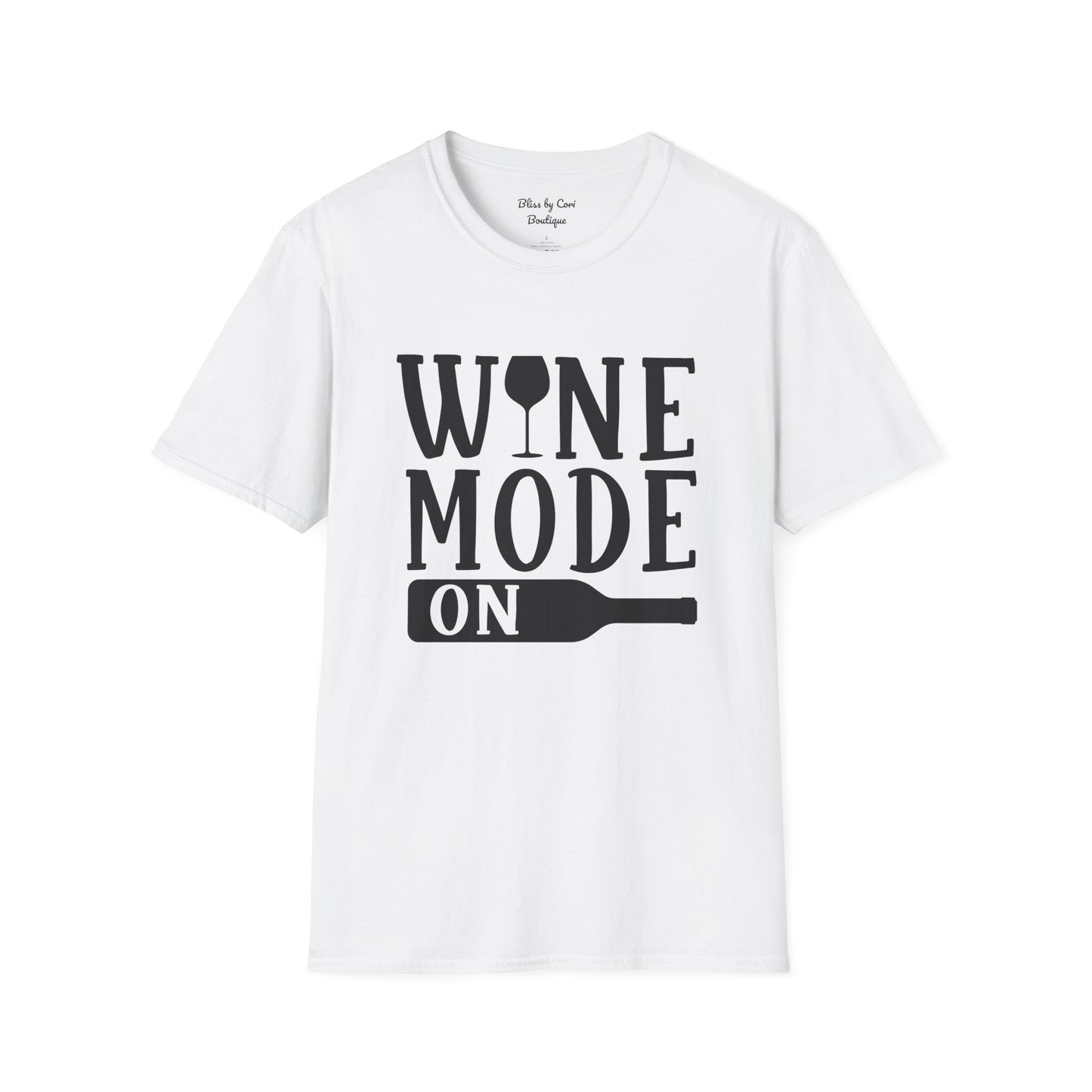 Wine Mode On Softstyle T-Shirt Available In 14 Colors