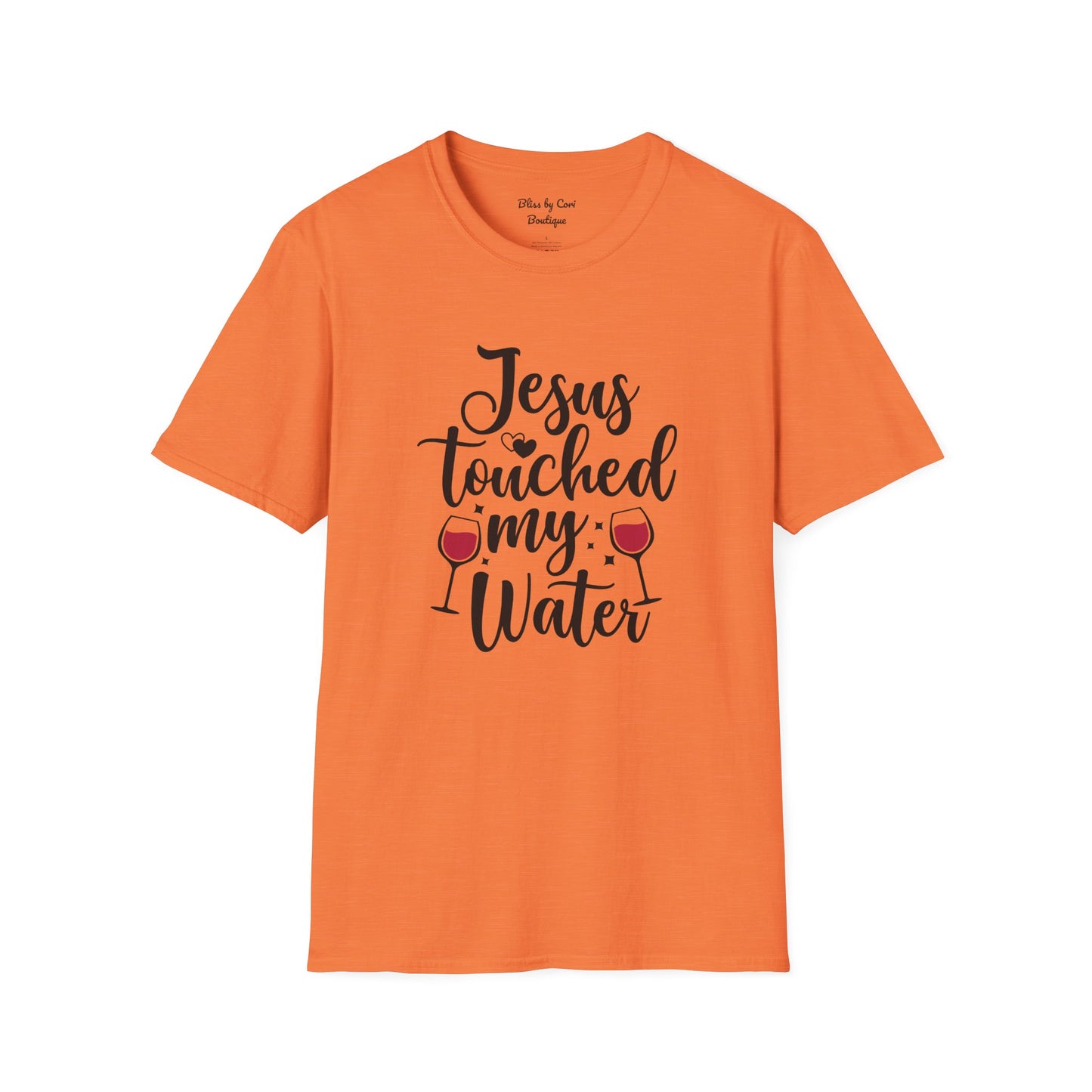 Jesus Touched My Water Softstyle T-Shirt Available In 14 Colors