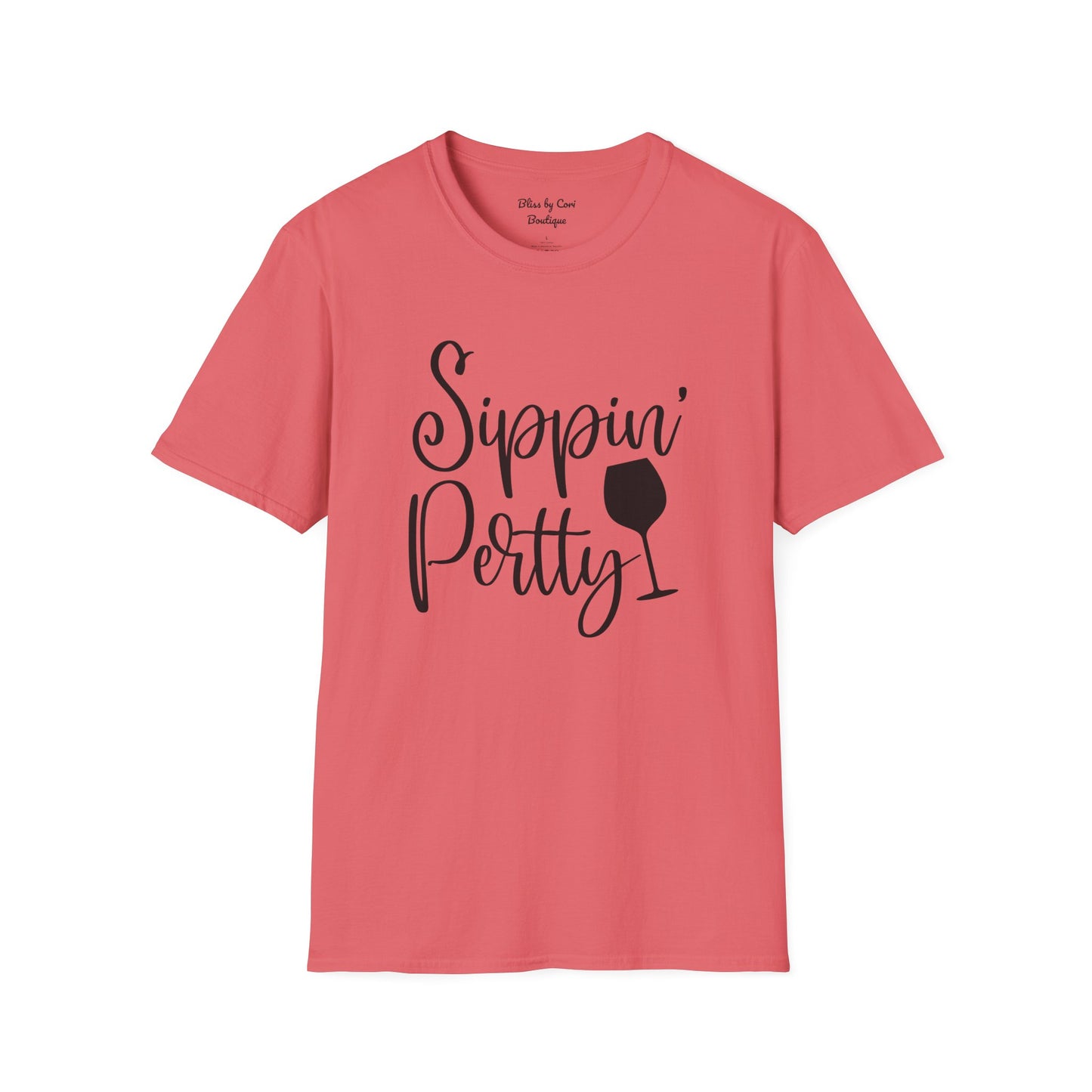 Sippin' Pretty Softstyle T-Shirt Available In 14 Colors