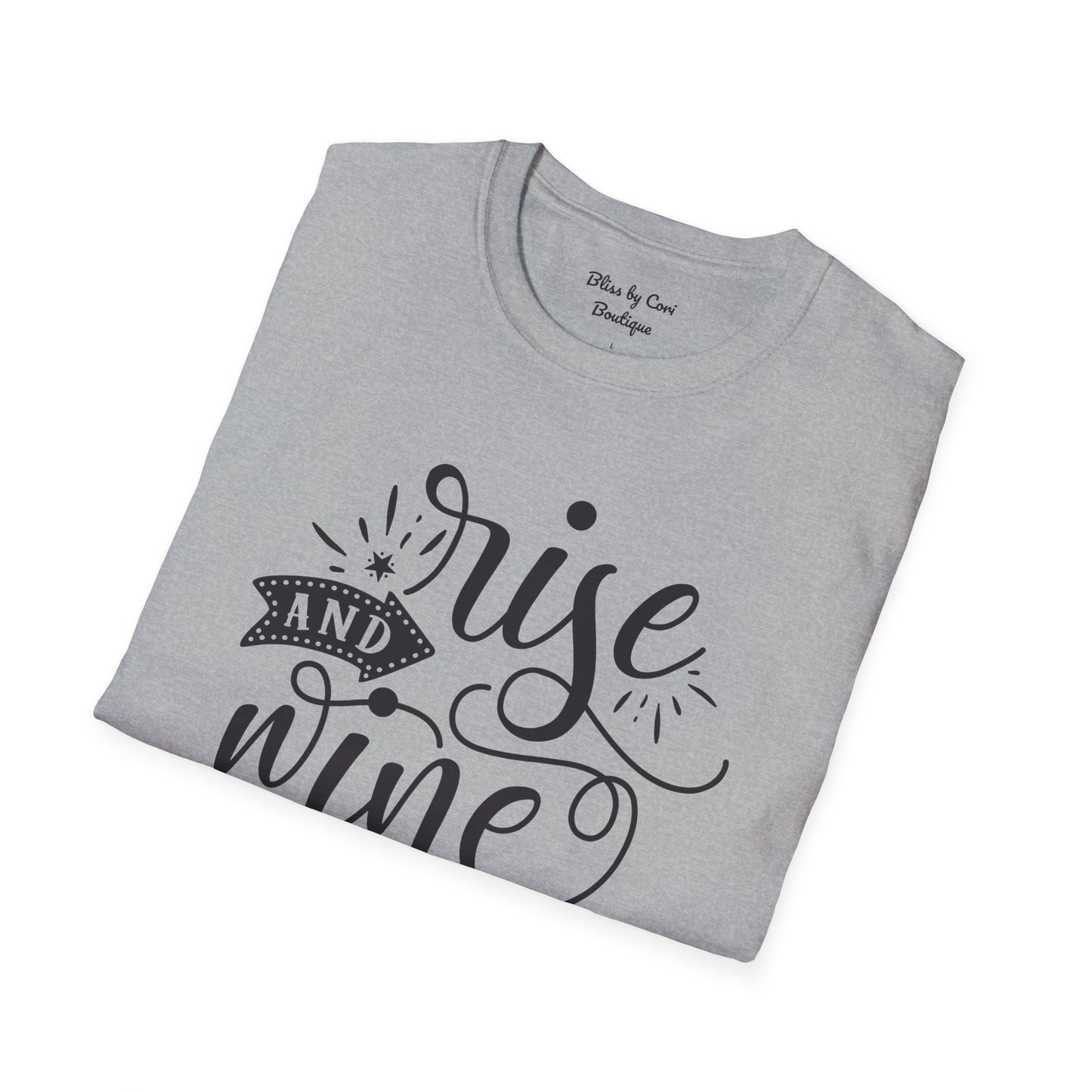 Rise & Wine Softstyle T-Shirt Available In 14 Colors