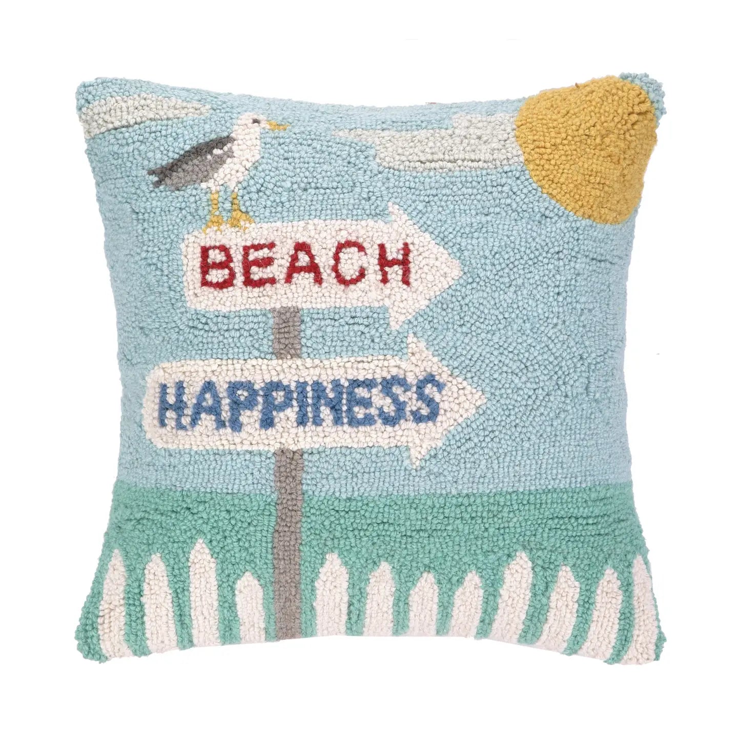 Beach Happiness Hook Pillow - Preorder For Mid June Shipment