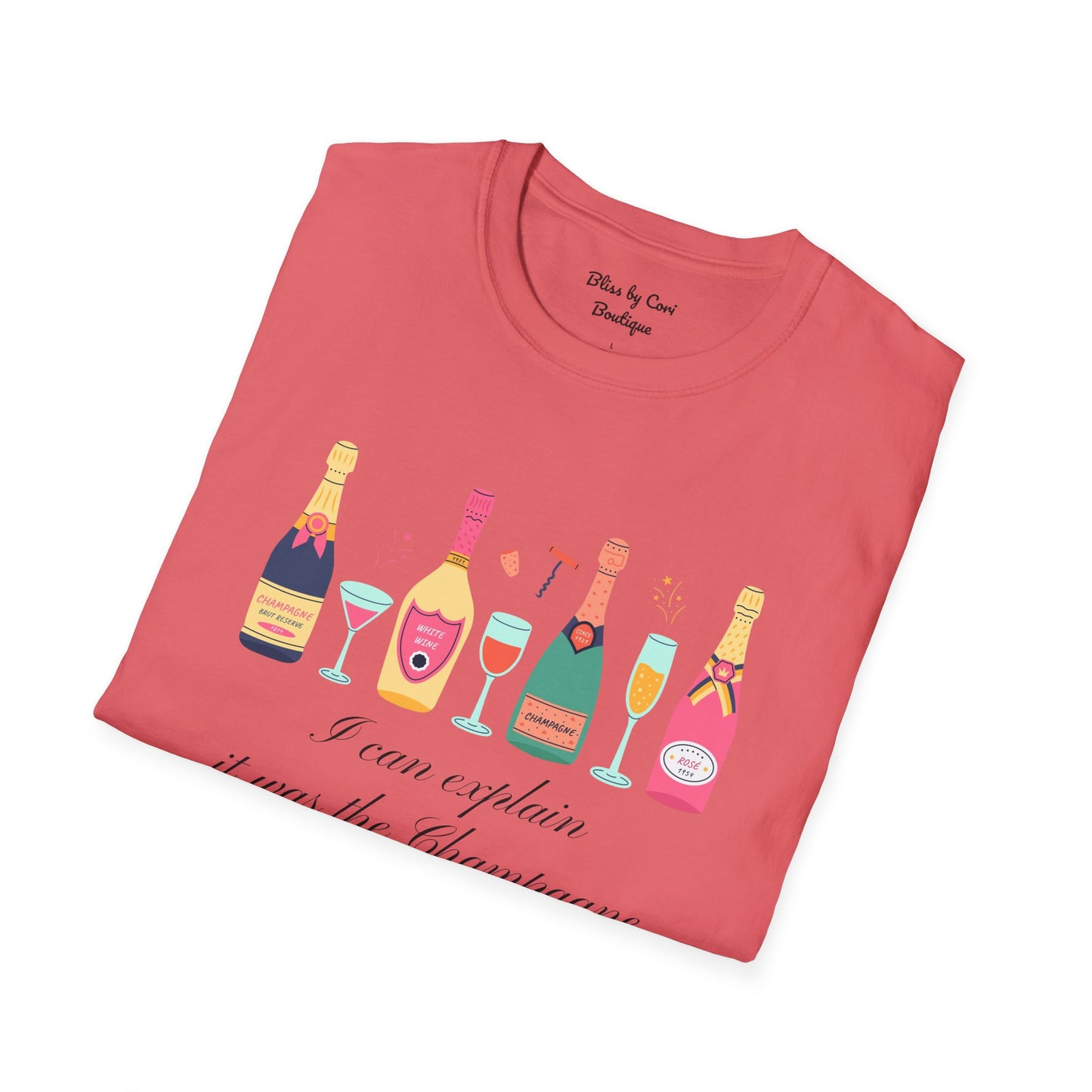 I Can Explain...It was The Champagne Softstyle T-Shirt Available In 14 Colors