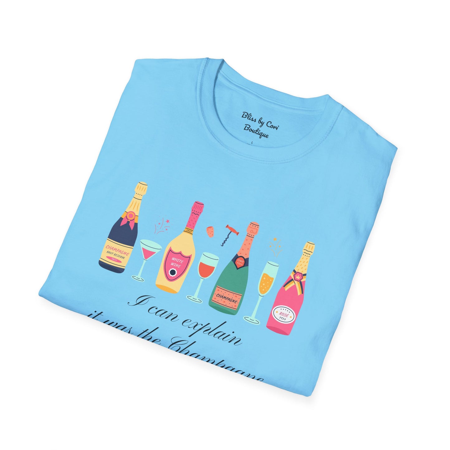 I Can Explain...It was The Champagne Softstyle T-Shirt Available In 14 Colors