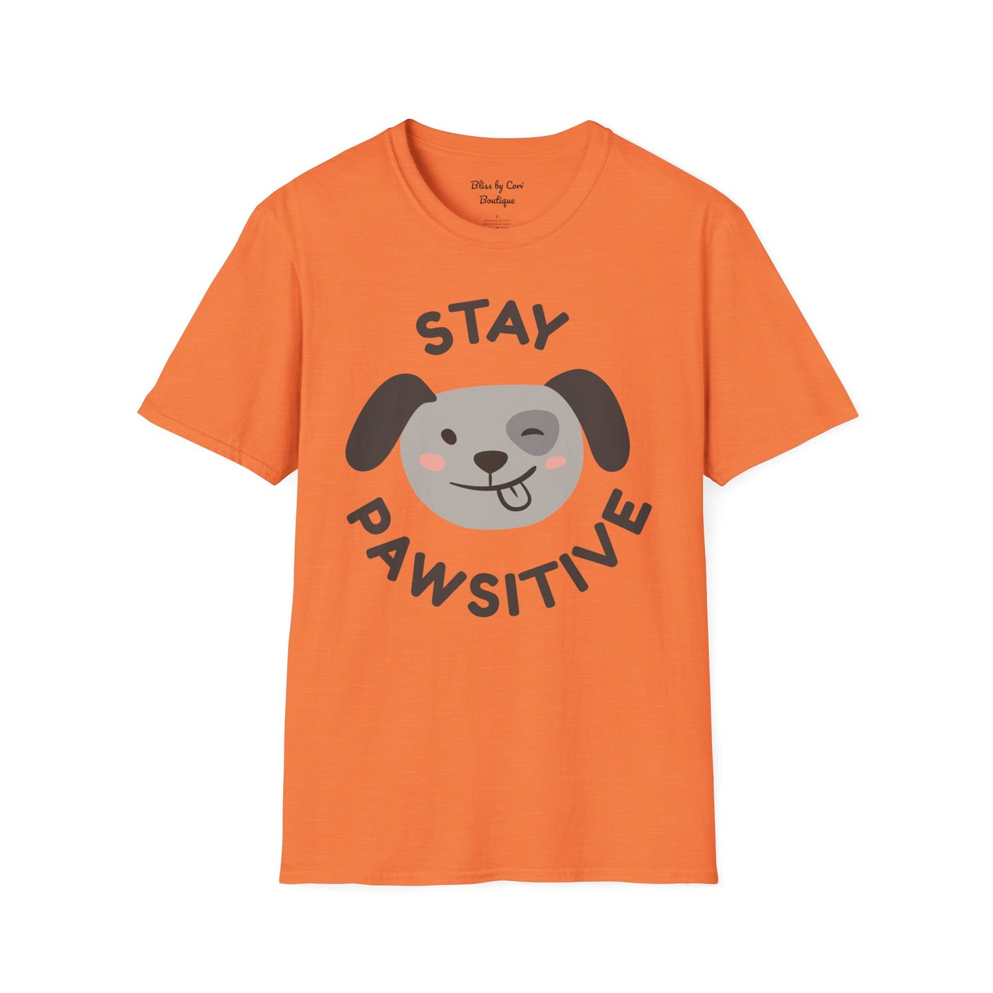 Stay Pawsitive Gildan Softstyle Tee Available In 10 Colors!