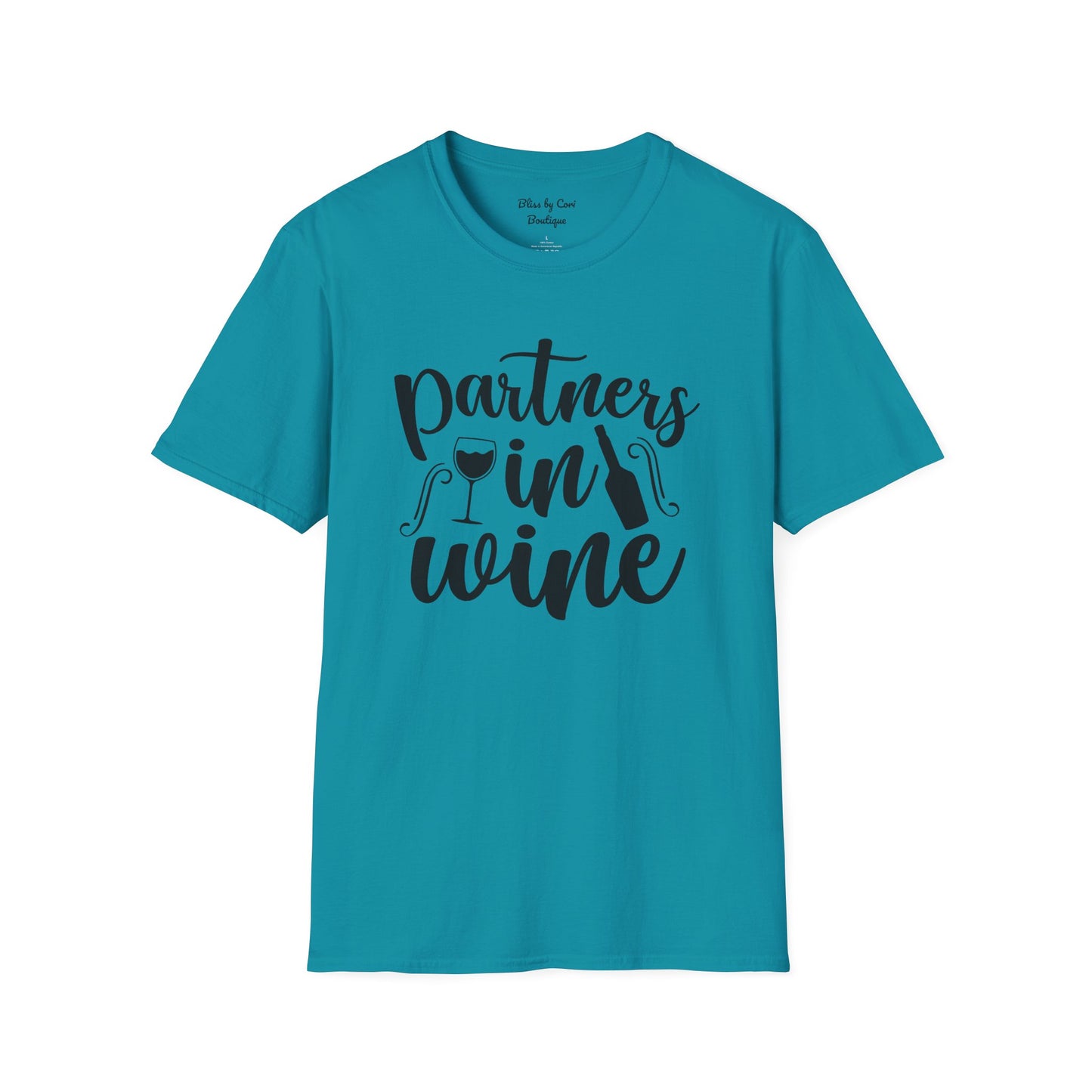 Partners In Wine Softstyle T-Shirt Available In 14 Colors