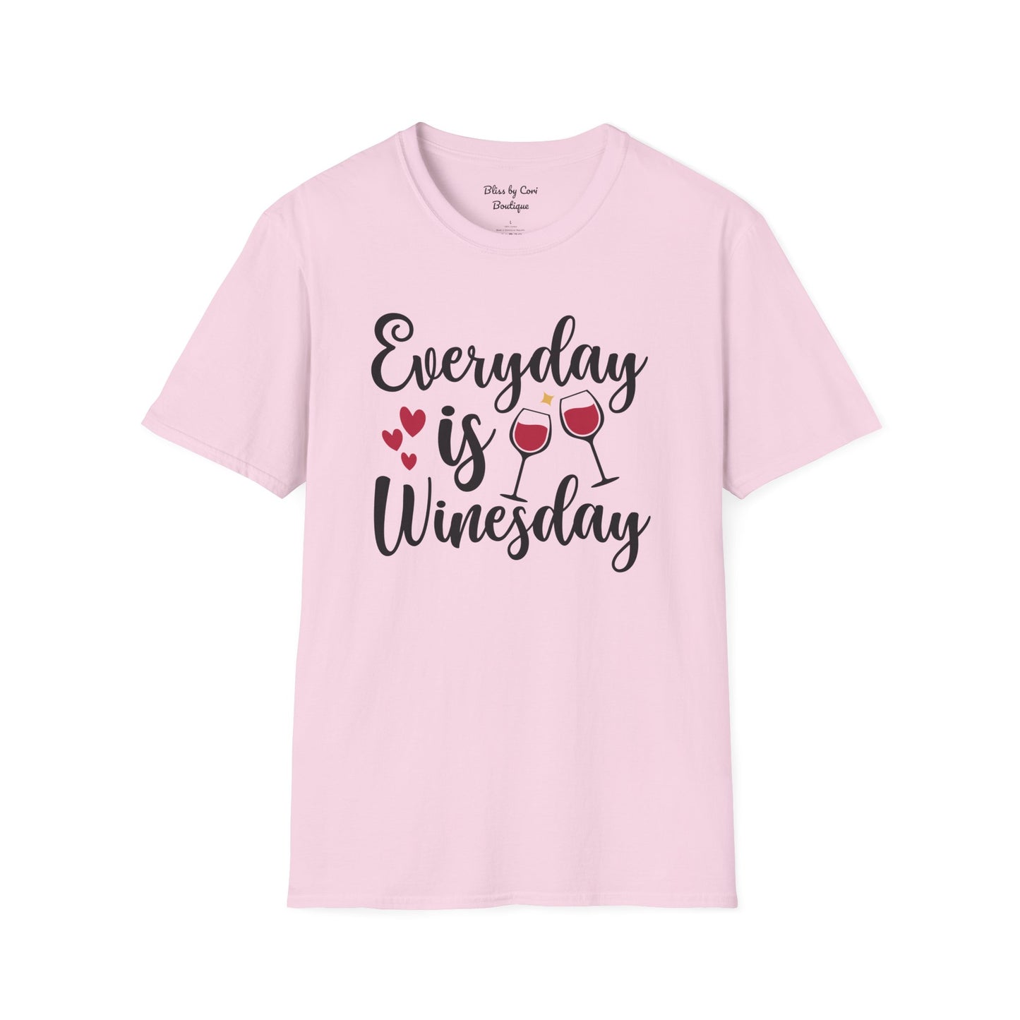 Everyday Is Winesday Softstyle T-Shirt Available In 14 Colors