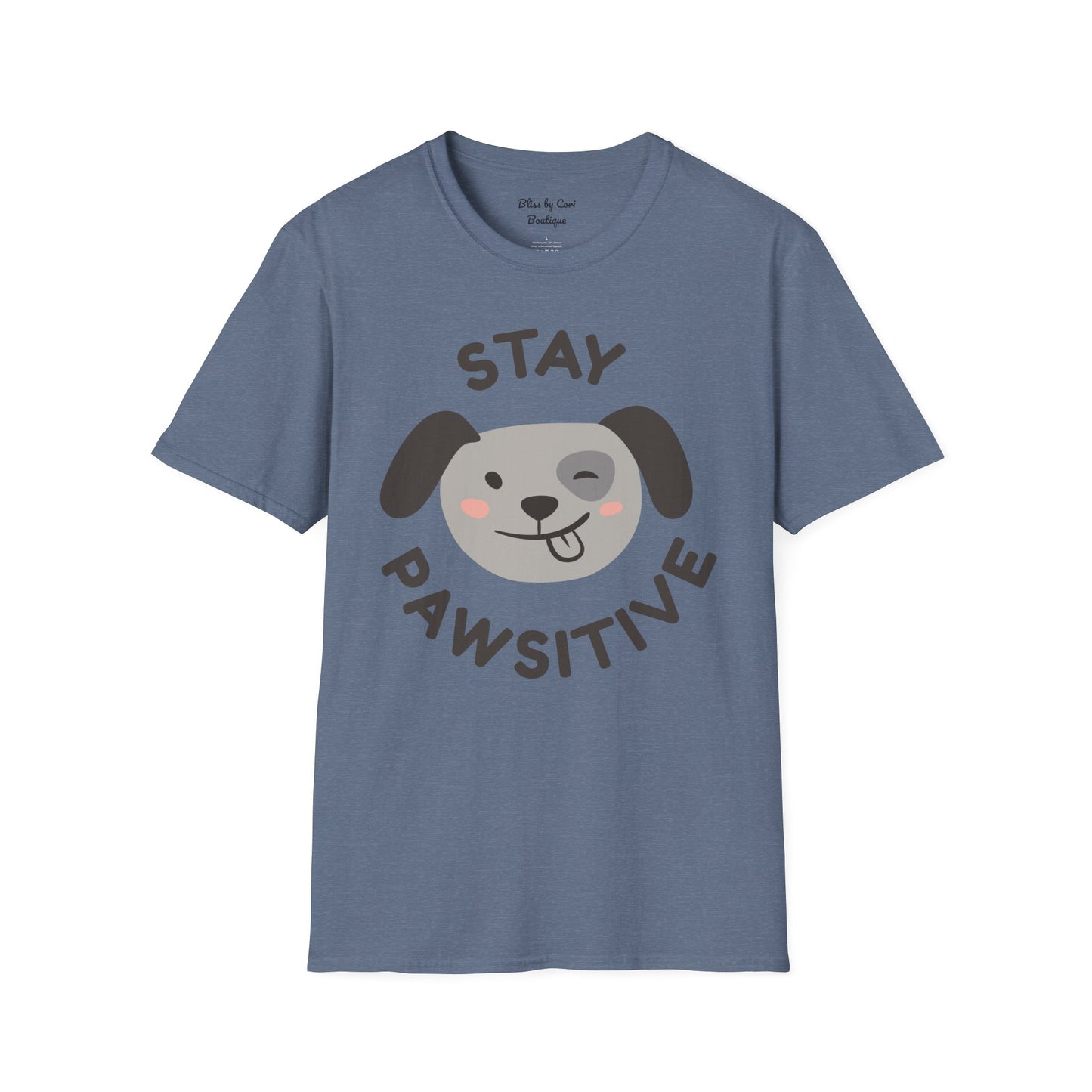 Stay Pawsitive Gildan Softstyle Tee Available In 10 Colors!