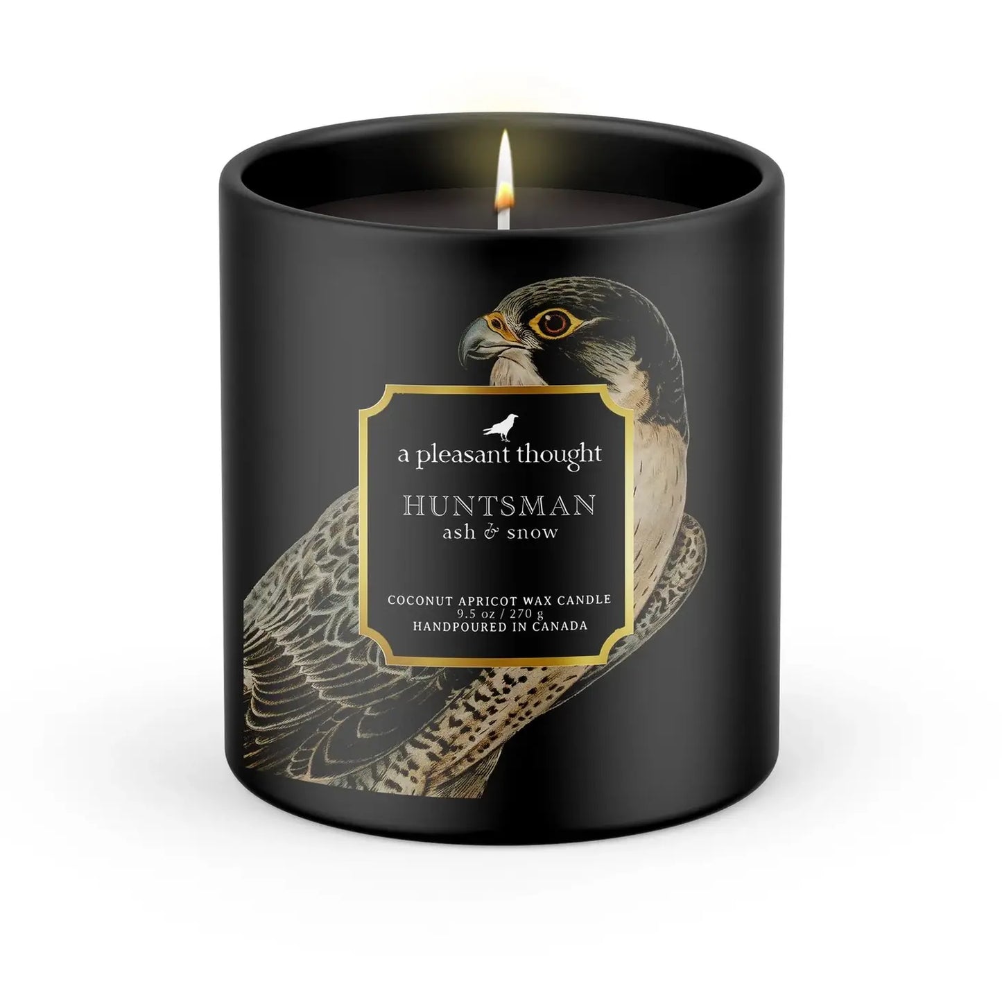 Huntsman | Snow & Ash | Raven Candle  -  A Pleasant Thought Candle Co