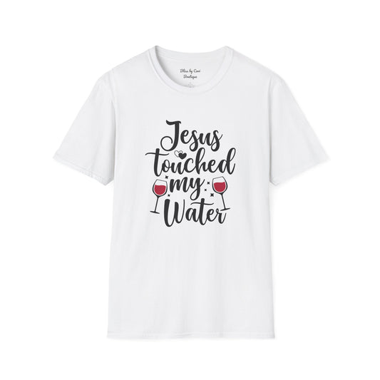 Jesus Touched My Water Softstyle T-Shirt Available In 14 Colors