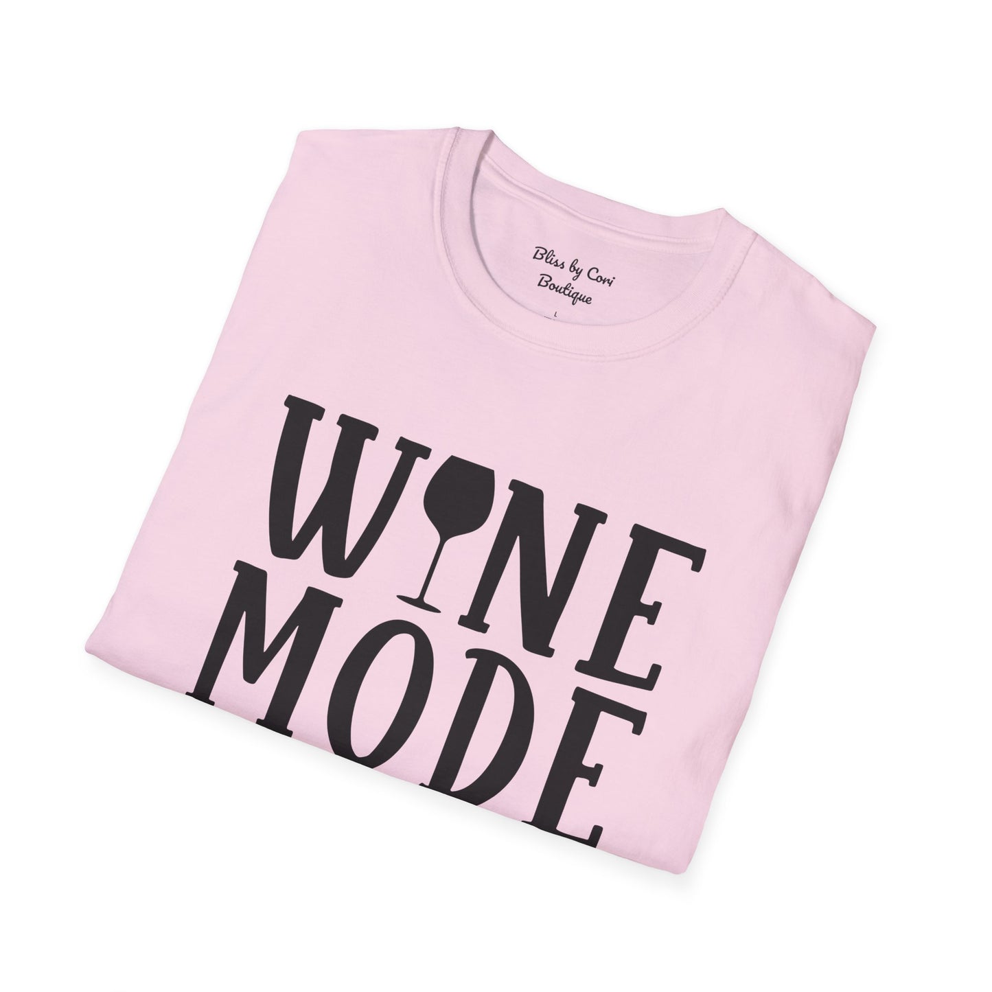 Wine Mode On Softstyle T-Shirt Available In 14 Colors