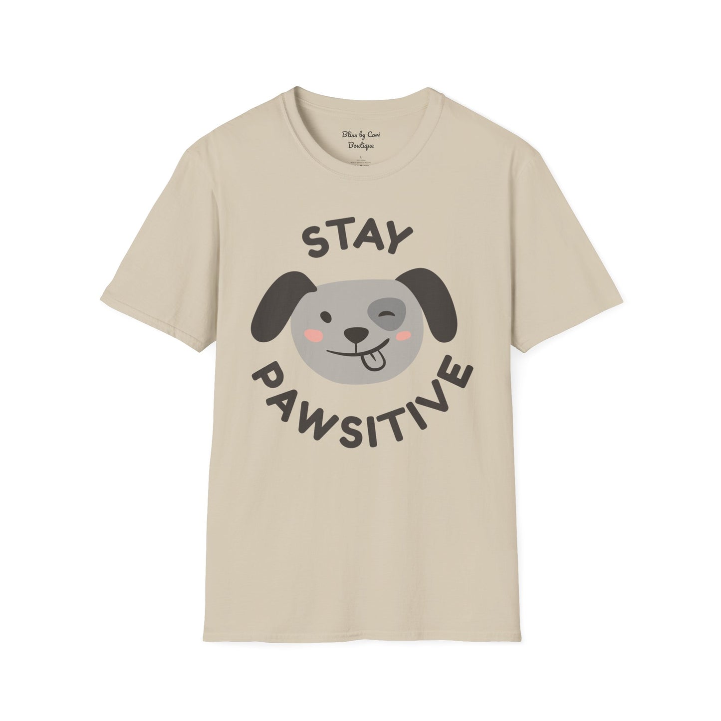 Stay Pawsitive Gildan Softstyle Tee Available In 10 Colors!