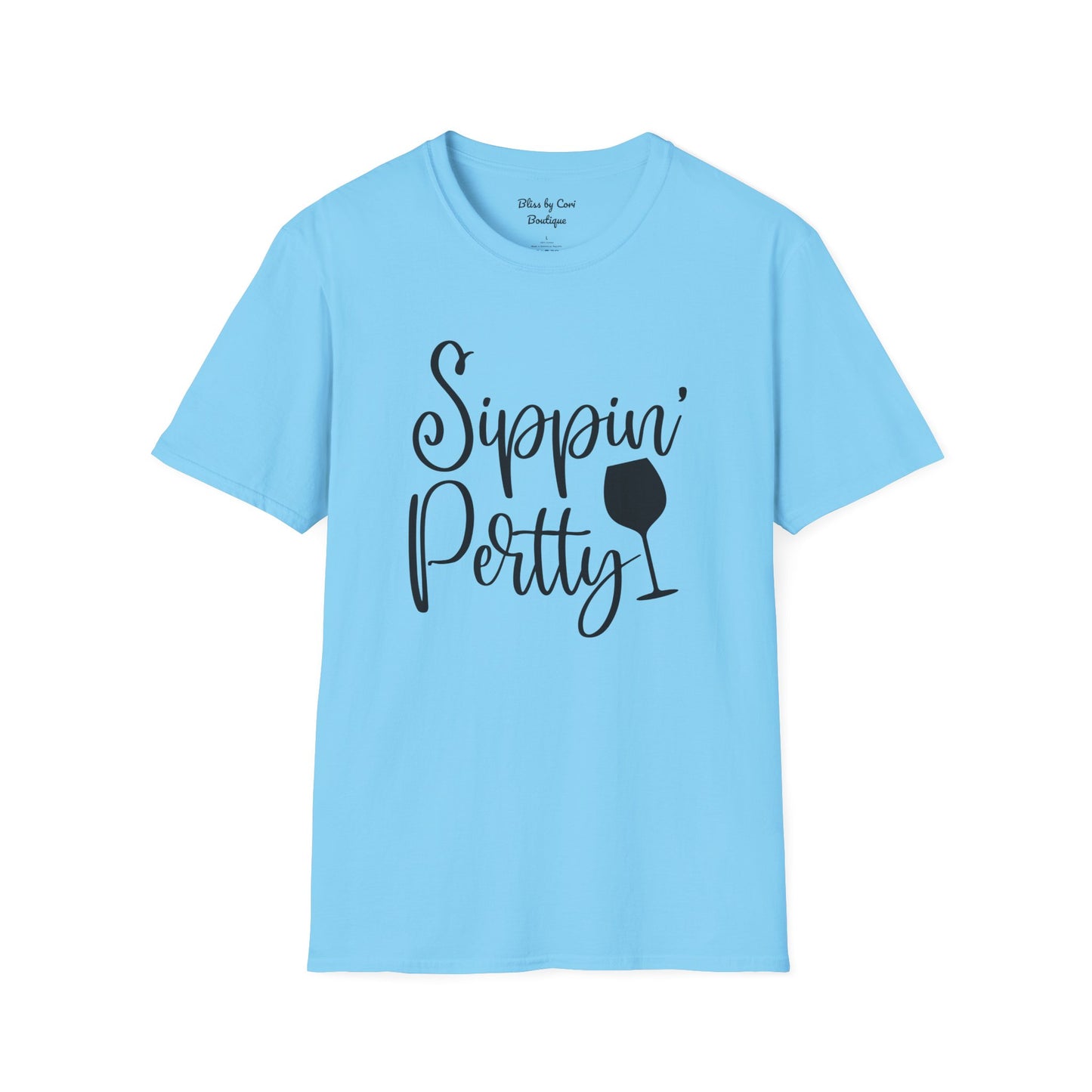 Sippin' Pretty Softstyle T-Shirt Available In 14 Colors