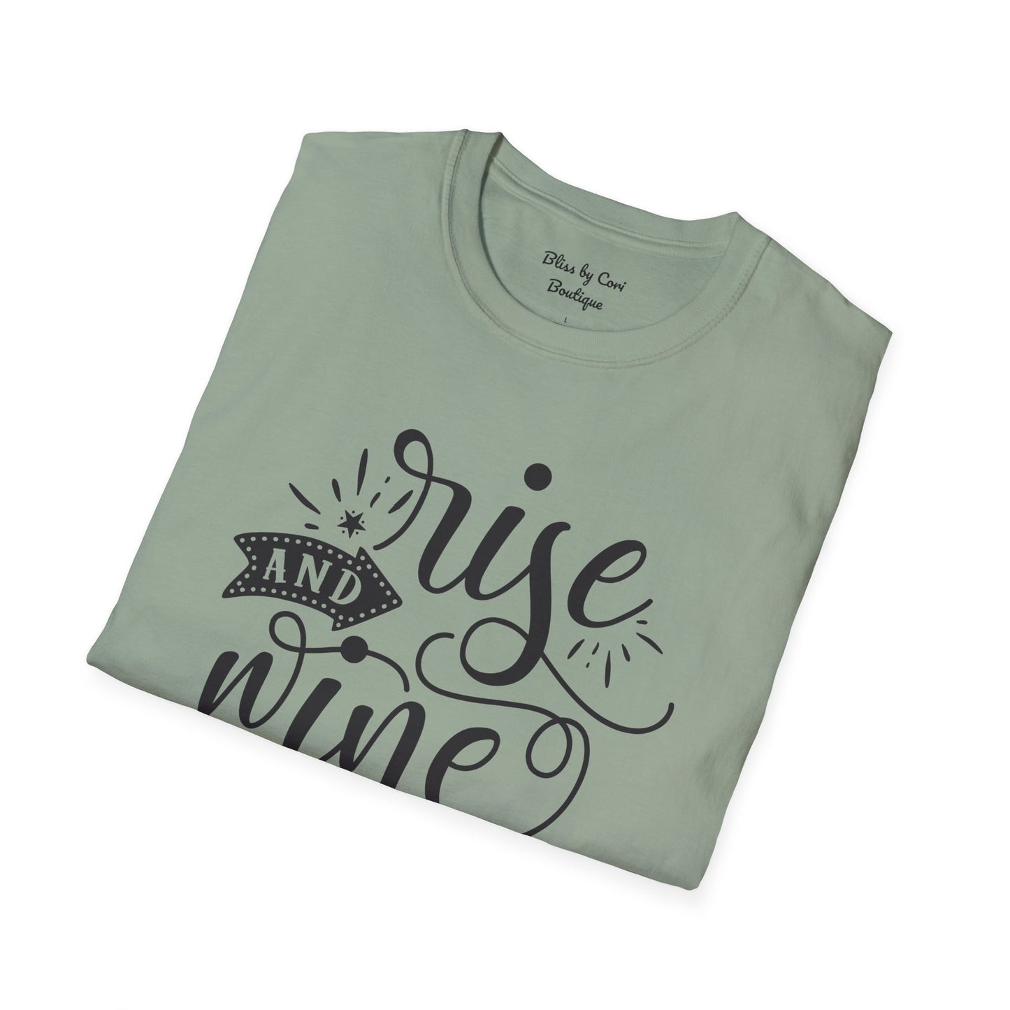 Rise & Wine Softstyle T-Shirt Available In 14 Colors