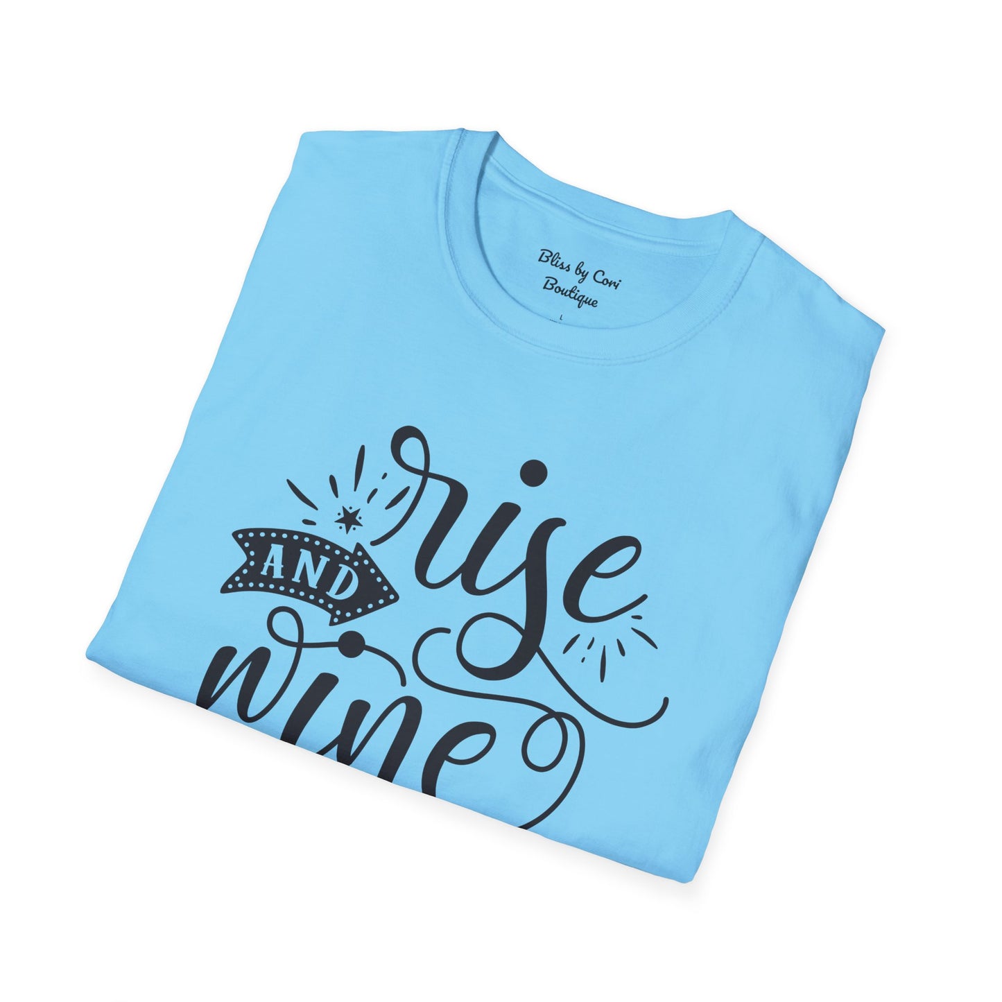 Rise & Wine Softstyle T-Shirt Available In 14 Colors