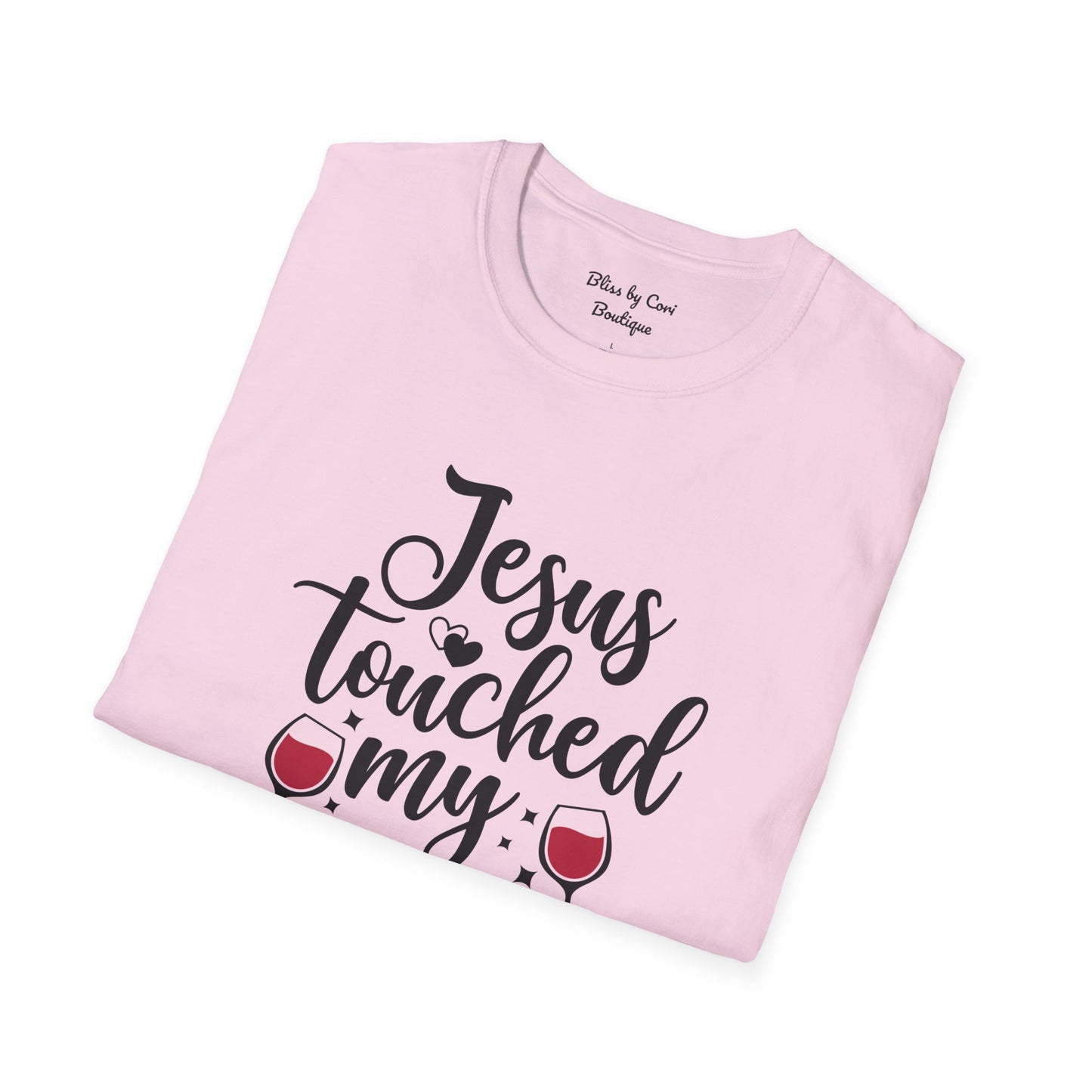 Jesus Touched My Water Softstyle T-Shirt Available In 14 Colors