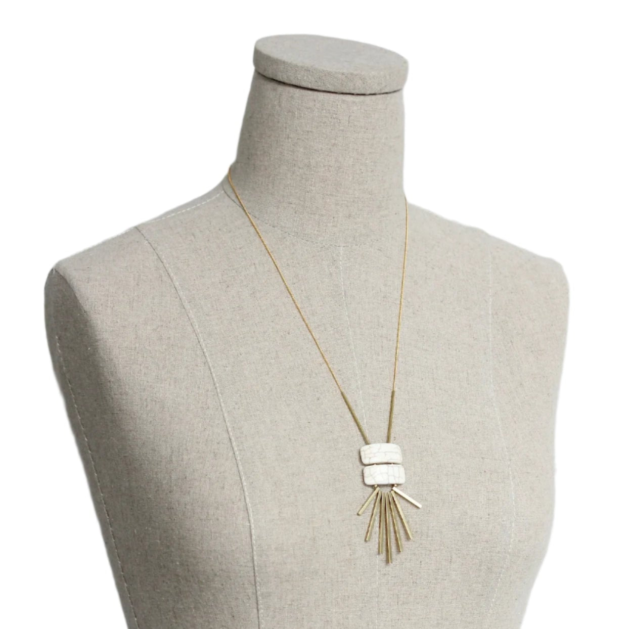 Handcrafted Geometric Pendant Necklace