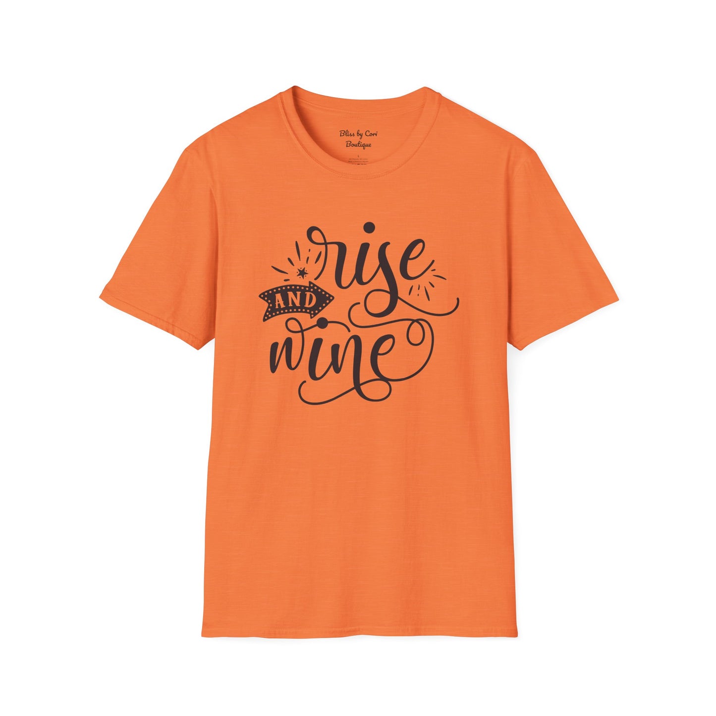 Rise & Wine Softstyle T-Shirt Available In 14 Colors