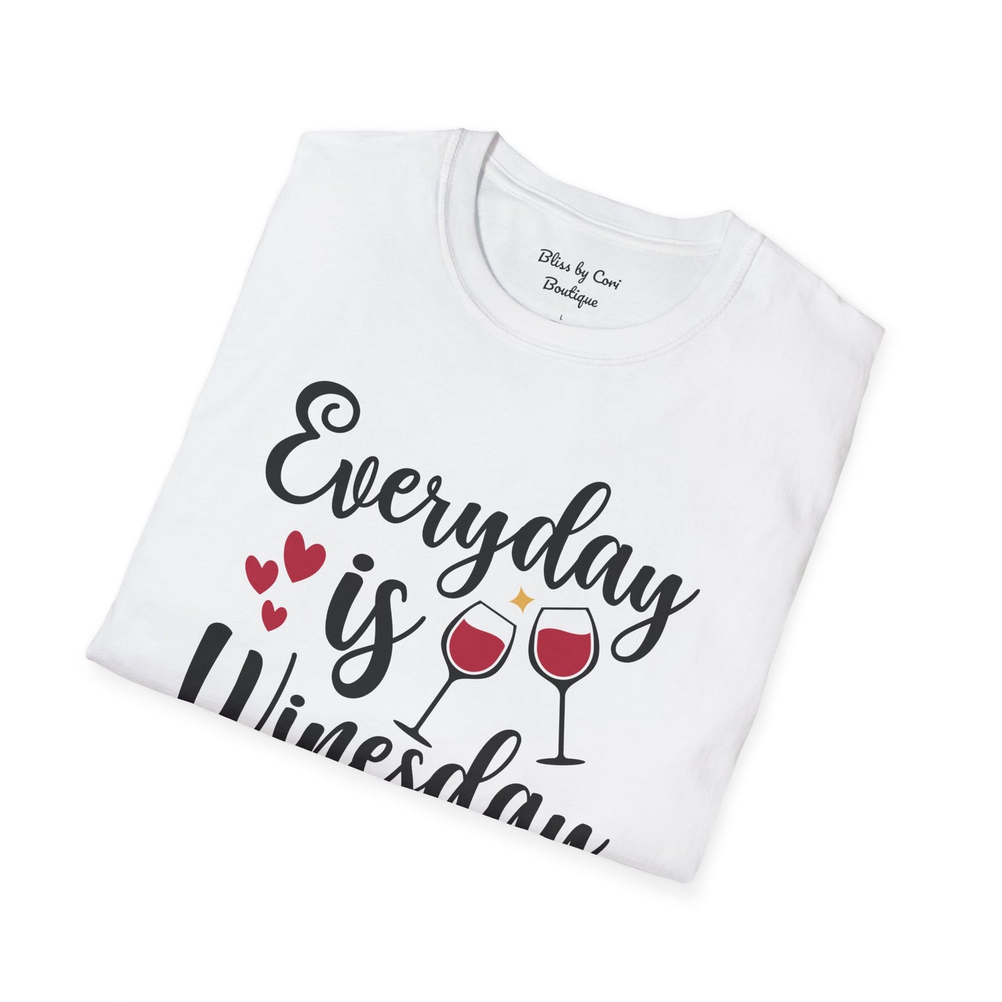 Everyday Is Winesday Softstyle T-Shirt Available In 14 Colors