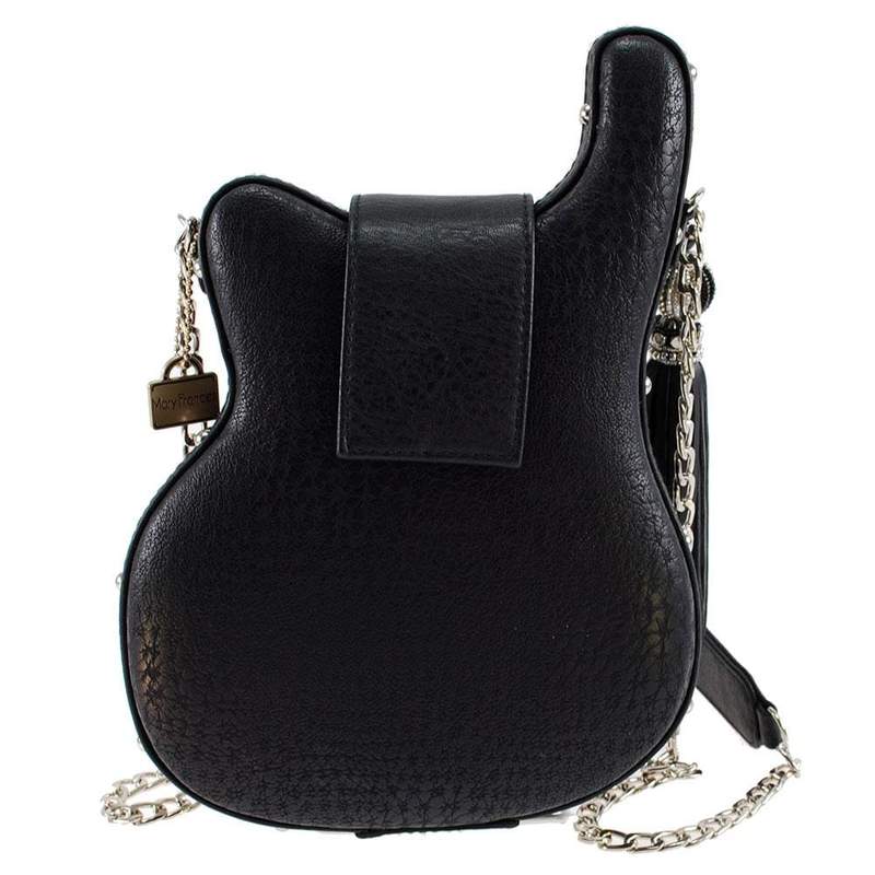 Mary Frances - Greatest Hits Beaded Crossbody Guitar Handbag