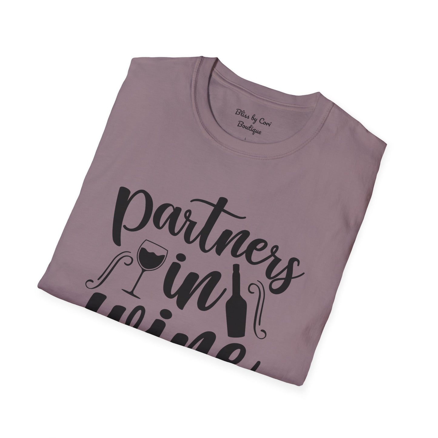 Partners In Wine Softstyle T-Shirt Available In 14 Colors