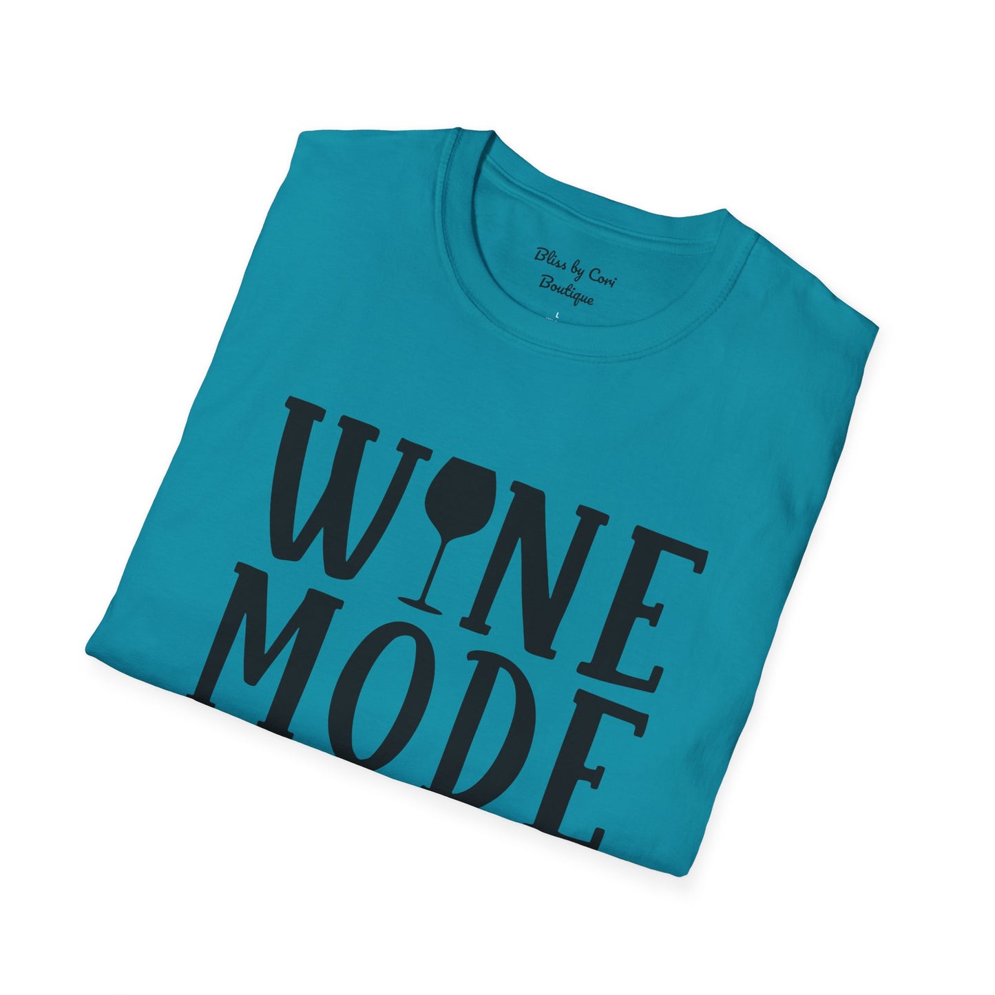 Wine Mode On Softstyle T-Shirt Available In 14 Colors