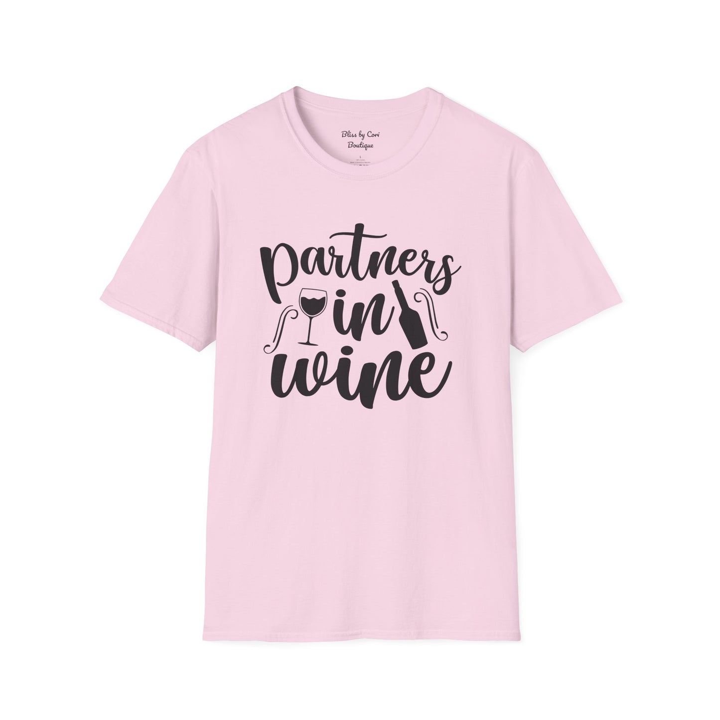 Partners In Wine Softstyle T-Shirt Available In 14 Colors