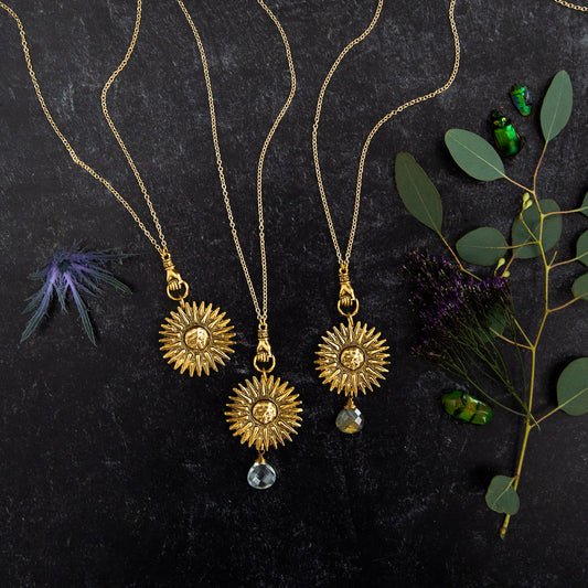Vergina Sunburst Pendant
